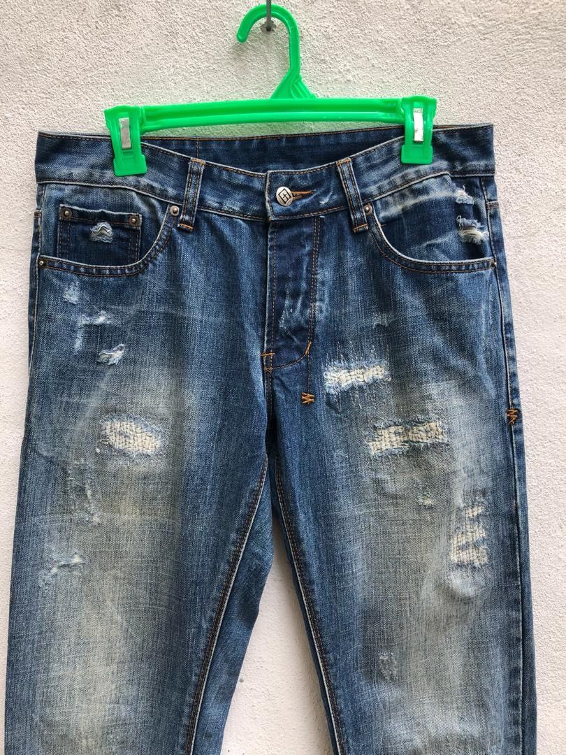 Ksubi Ksubi Australia Distressed Denim Jeans Size US 30 / EU 46 - 2 Thumbnail