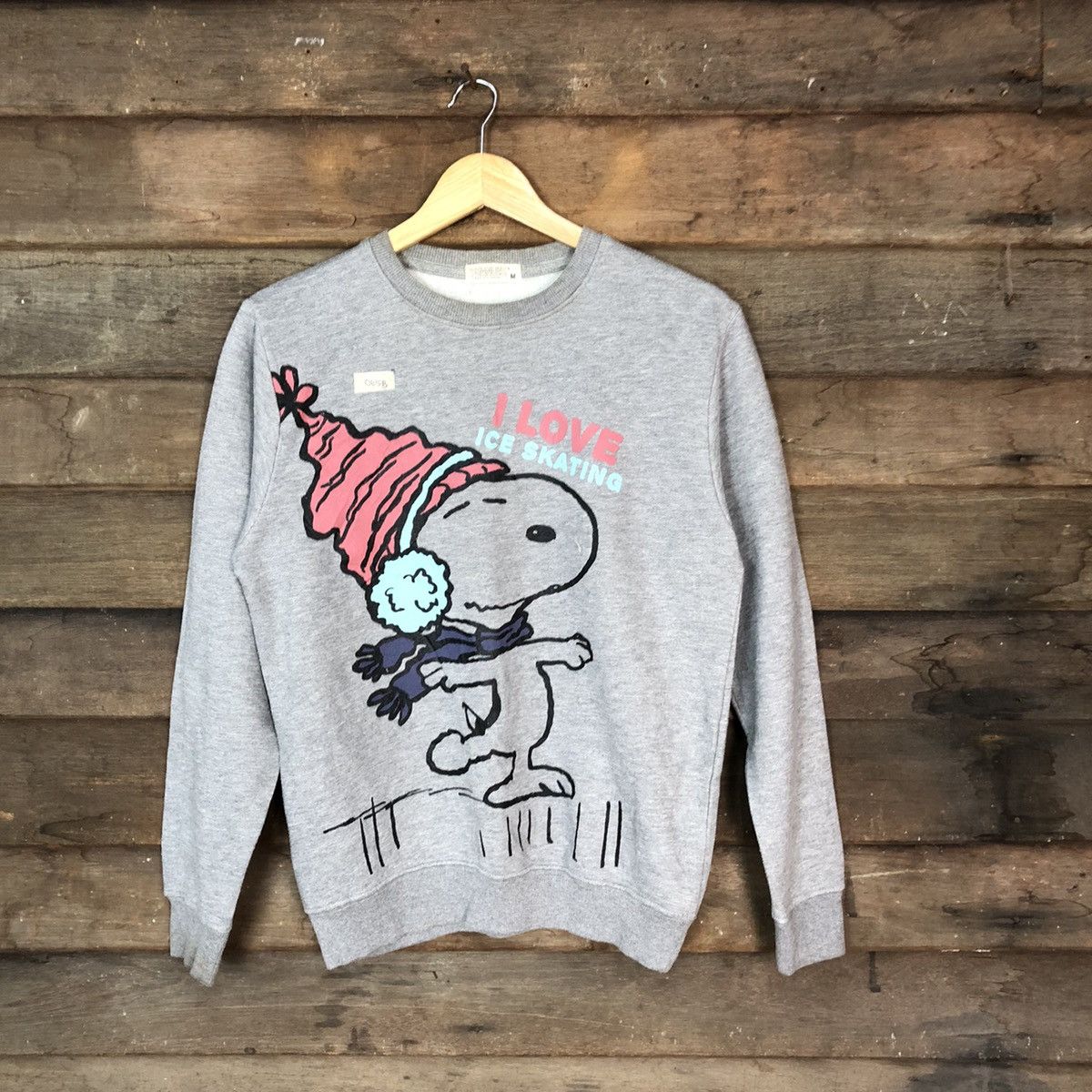 Cartoon Network × Peanuts Peanuts cartoon big picture Sweathsirt #065B Size US M / EU 48-50 / 2 - 1 Thumbnail