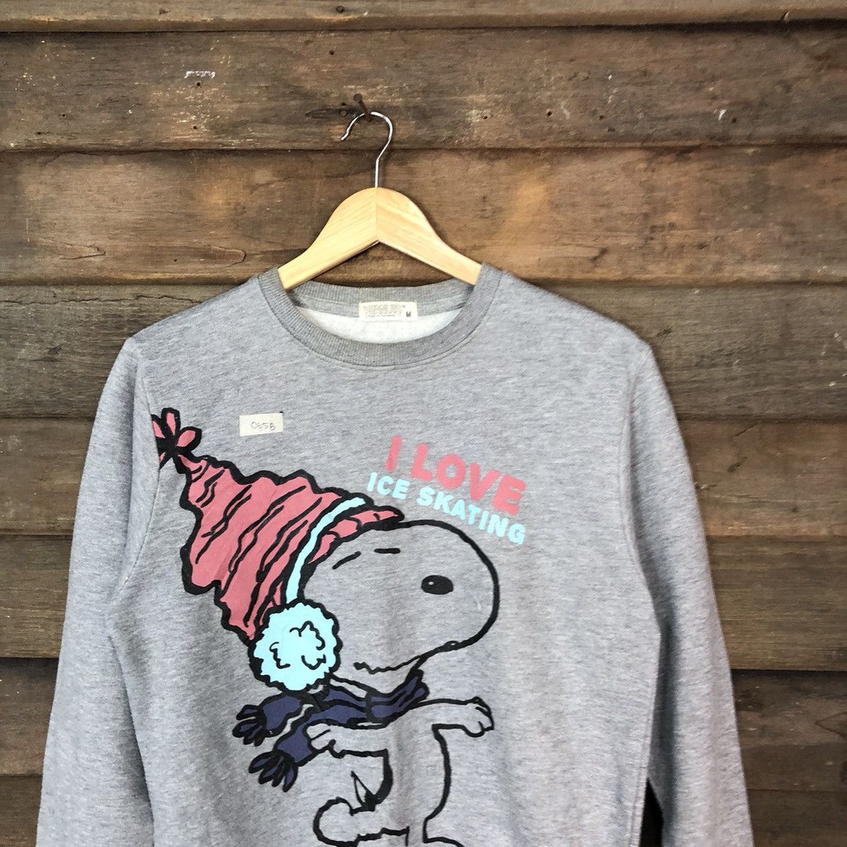 Cartoon Network × Peanuts Peanuts cartoon big picture Sweathsirt #065B Size US M / EU 48-50 / 2 - 2 Thumbnail