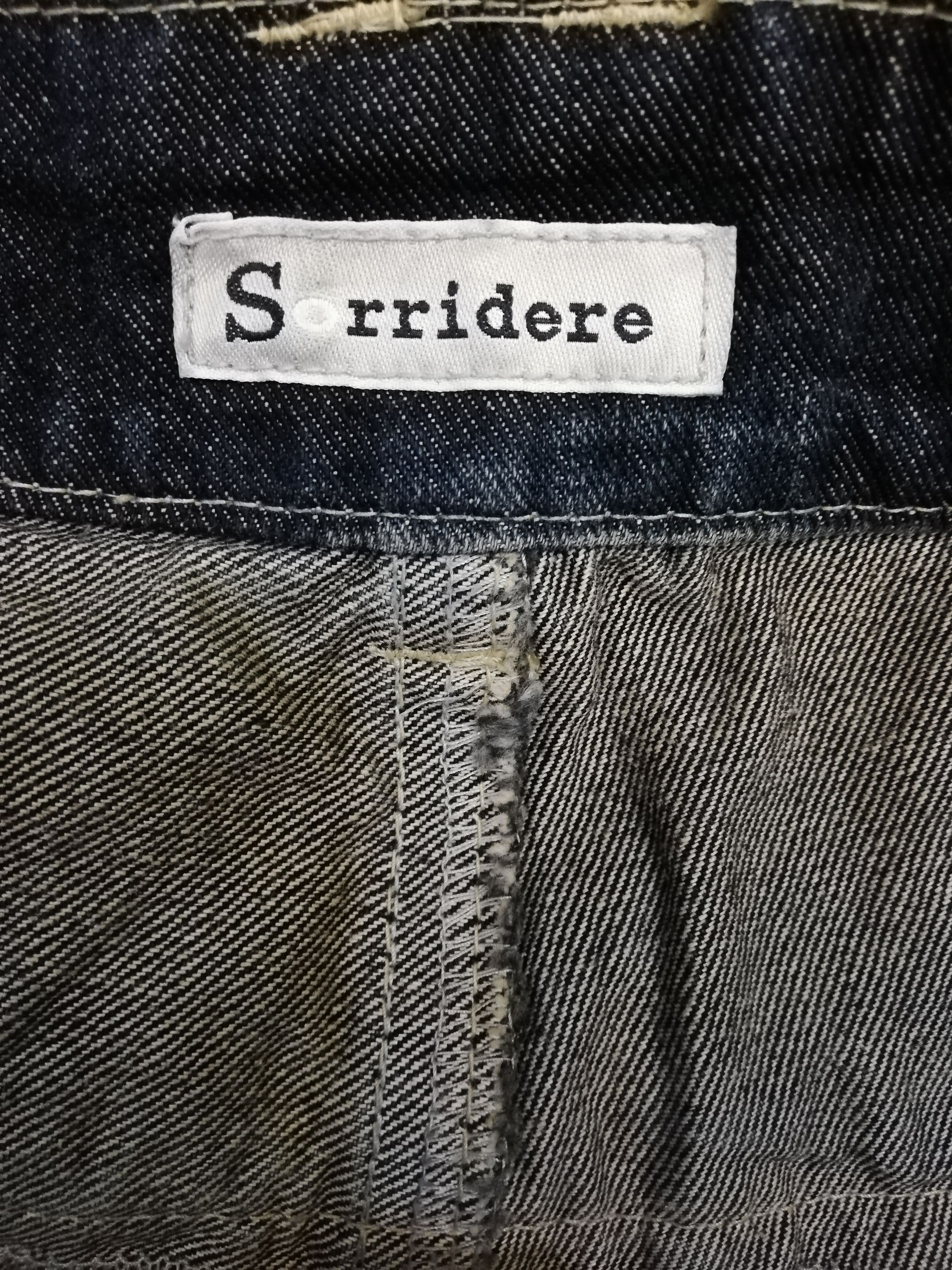 Japanese Brand Sorridere Double Waist Straight Denim Size US 33 - 5 Thumbnail