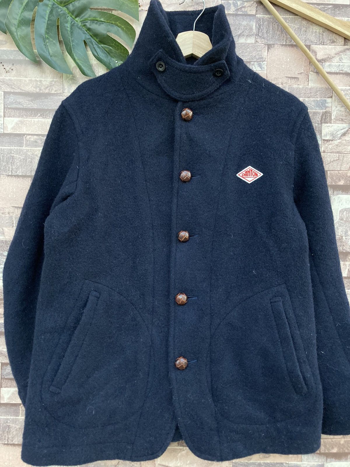 image of Archival Clothing x Cashmere Wool Danton Vetements De Travail Long Coat in Blue, Men's (Size XS)