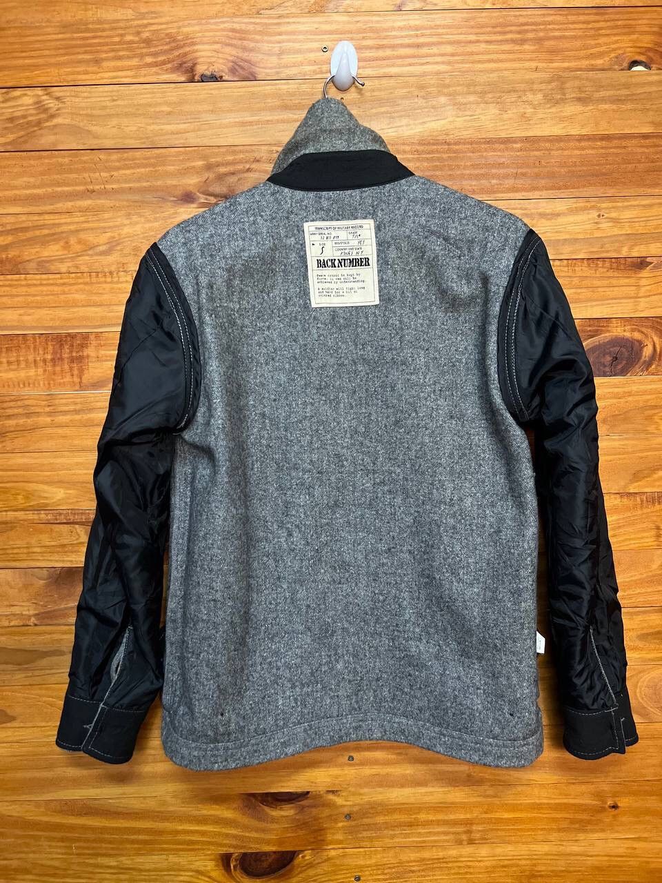 Japanese Brand VINTAGE BACK NUMBER MILITARY WOOL JACKET Size US S / EU 44-46 / 1 - 10 Thumbnail