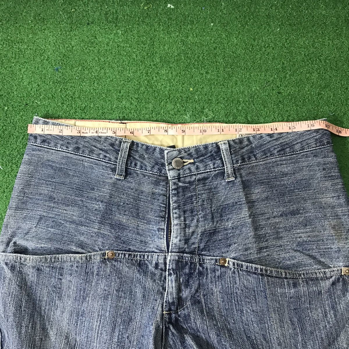 Japanese Brand Scanner Fundamental Denim Jeans Size US 34 / EU 50 - 18 Thumbnail