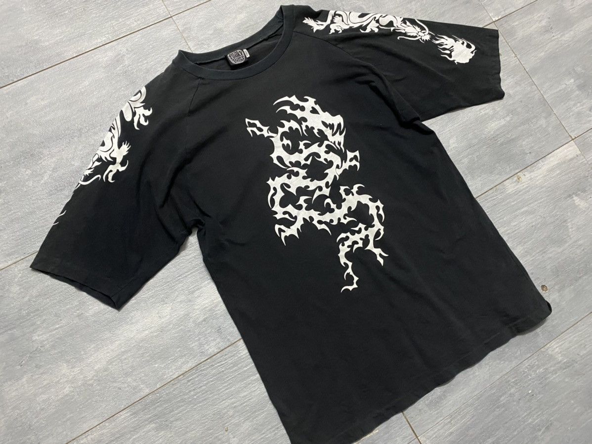 Japanese Brand × Other × Vintage 🔥Vintage🔥 Dragon Tattoo Funky Bass Tee Size US L / EU 52-54 / 3 - 2 Thumbnail