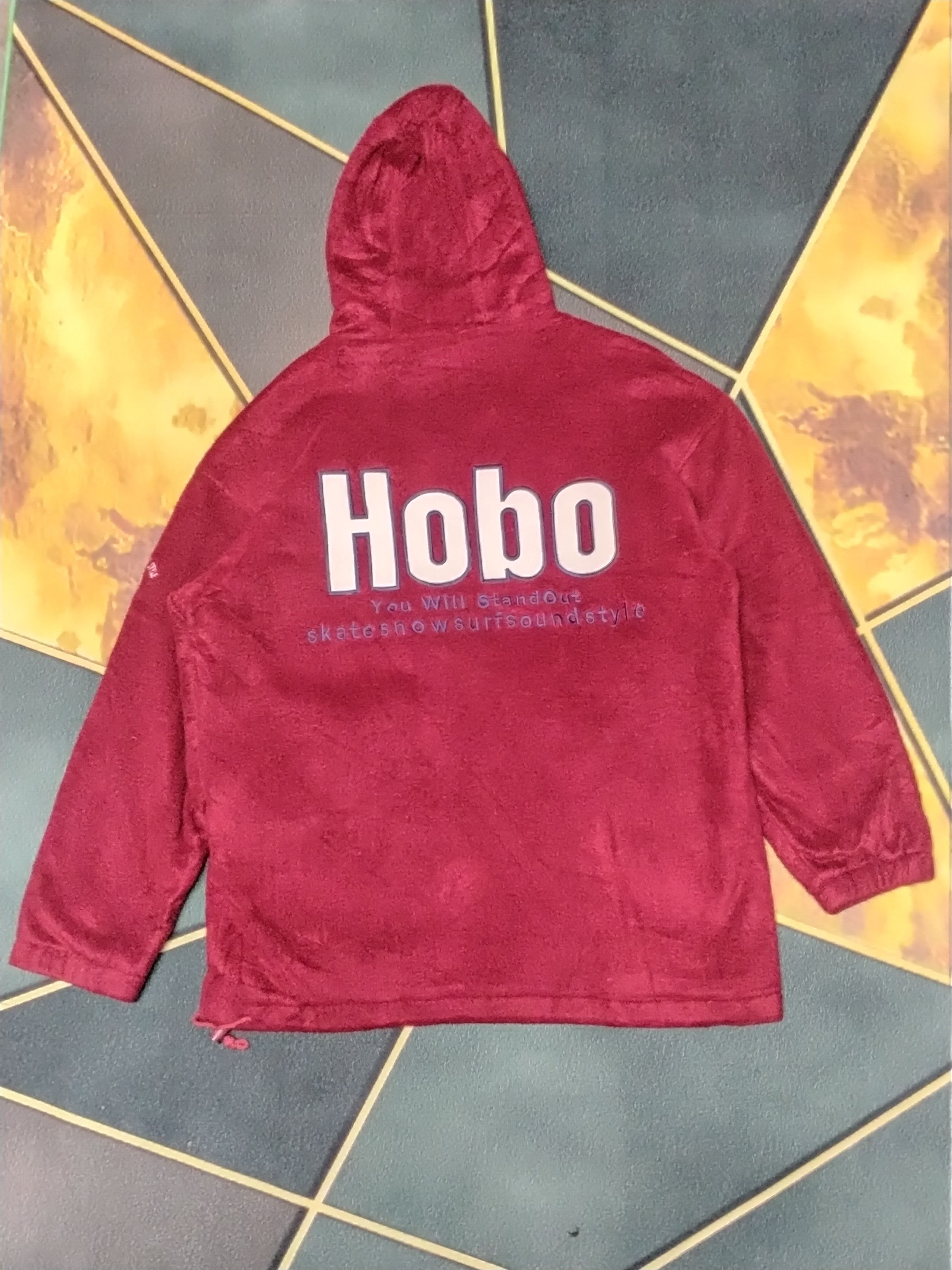 Japanese Brand HOBO SURF SKATE STYLE FLEECE JACKET Size US S / EU 44-46 / 1 - 11 Thumbnail