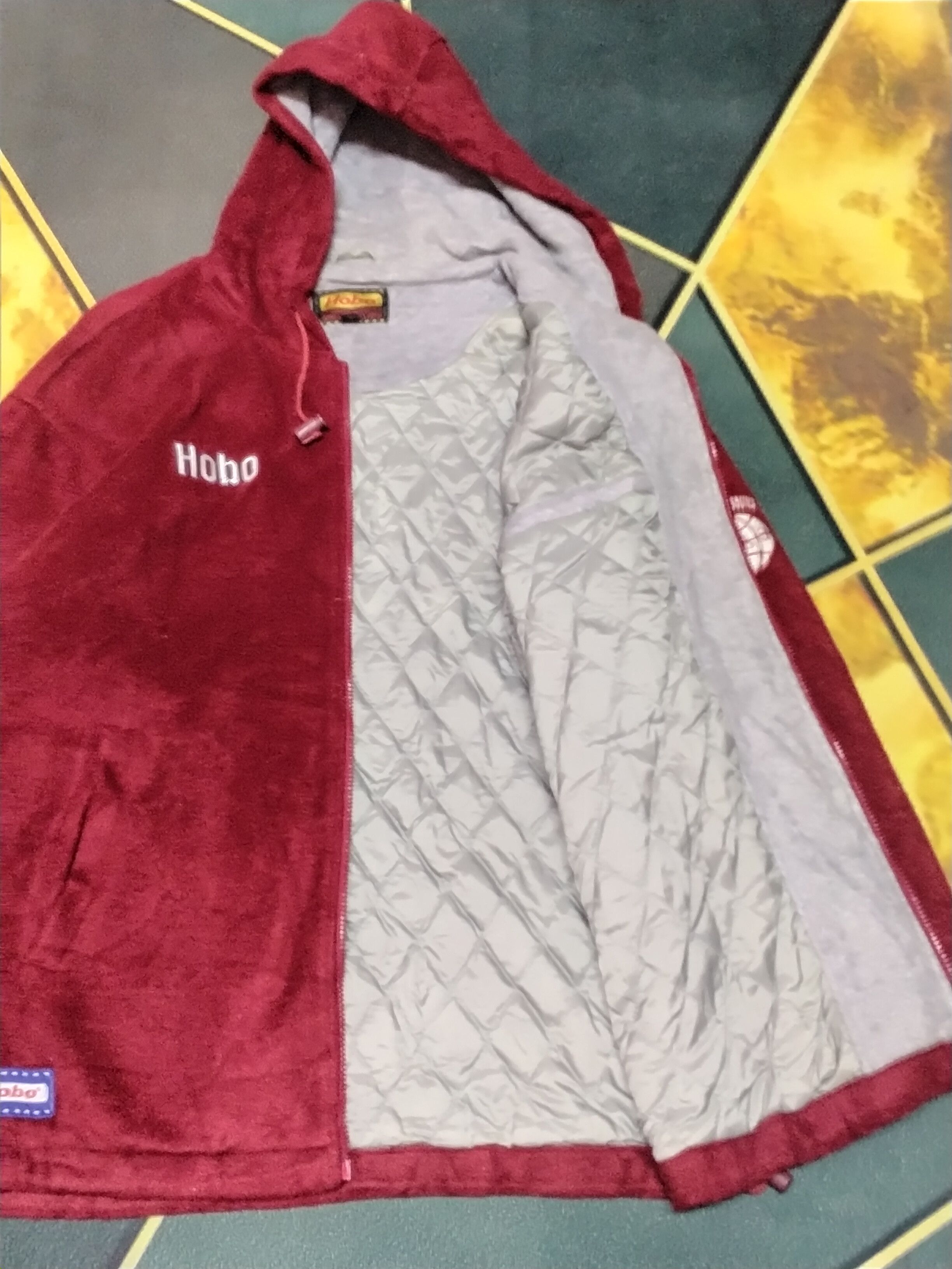 Japanese Brand HOBO SURF SKATE STYLE FLEECE JACKET Size US S / EU 44-46 / 1 - 8 Thumbnail