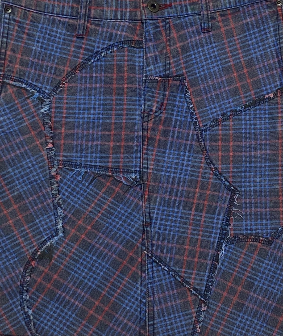 Hysteric Glamour × Japanese Brand Rare🔥Hysteric Glamour Mini Skirts Checkered Patchwork Size 30" / US 8 / IT 44 - 10 Thumbnail