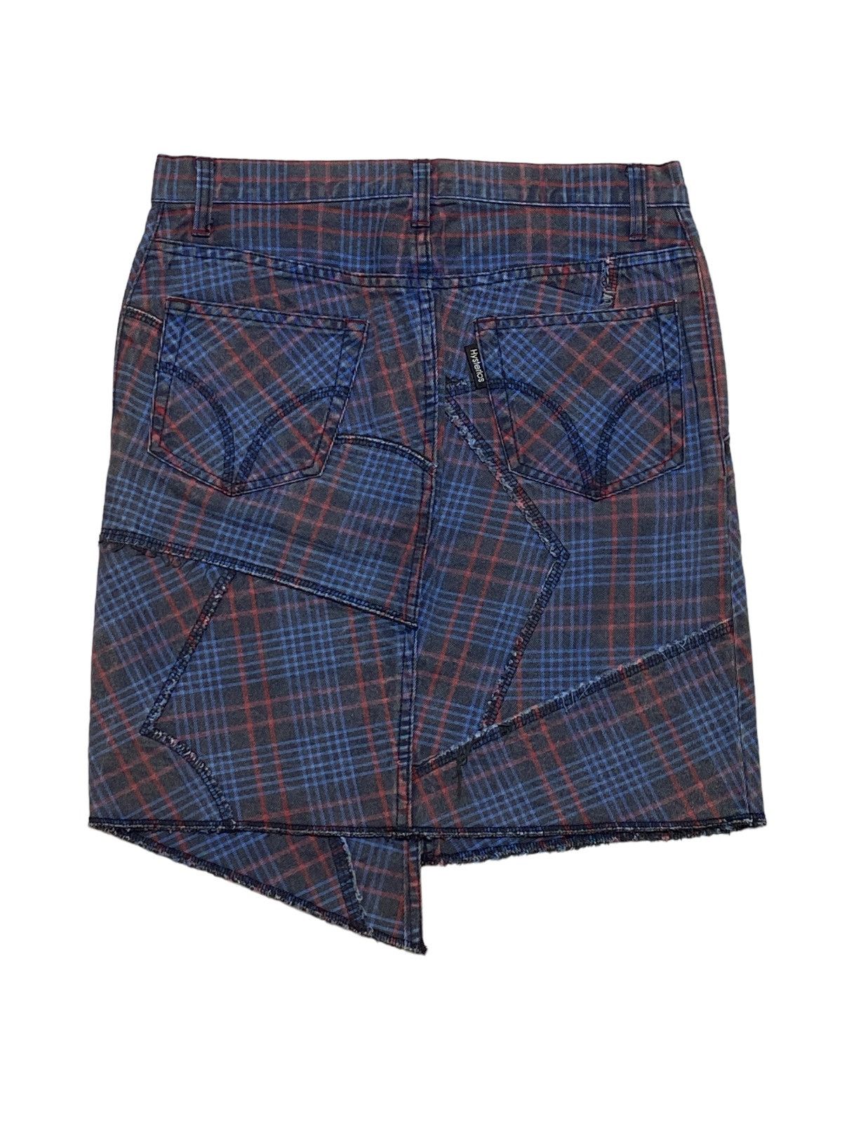 Hysteric Glamour × Japanese Brand Rare🔥Hysteric Glamour Mini Skirts Checkered Patchwork Size 30" / US 8 / IT 44 - 2 Thumbnail