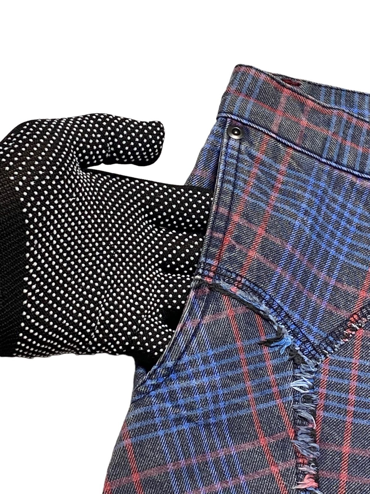 Hysteric Glamour × Japanese Brand Rare🔥Hysteric Glamour Mini Skirts Checkered Patchwork Size 30" / US 8 / IT 44 - 13 Thumbnail