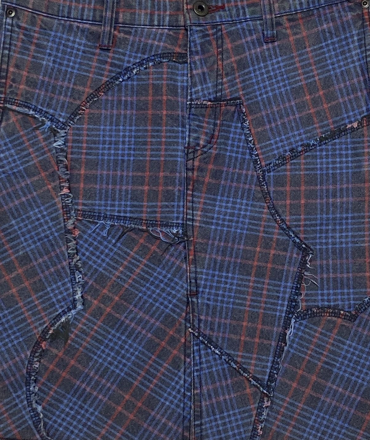 Hysteric Glamour × Japanese Brand Rare🔥Hysteric Glamour Mini Skirts Checkered Patchwork Size 30" / US 8 / IT 44 - 11 Thumbnail