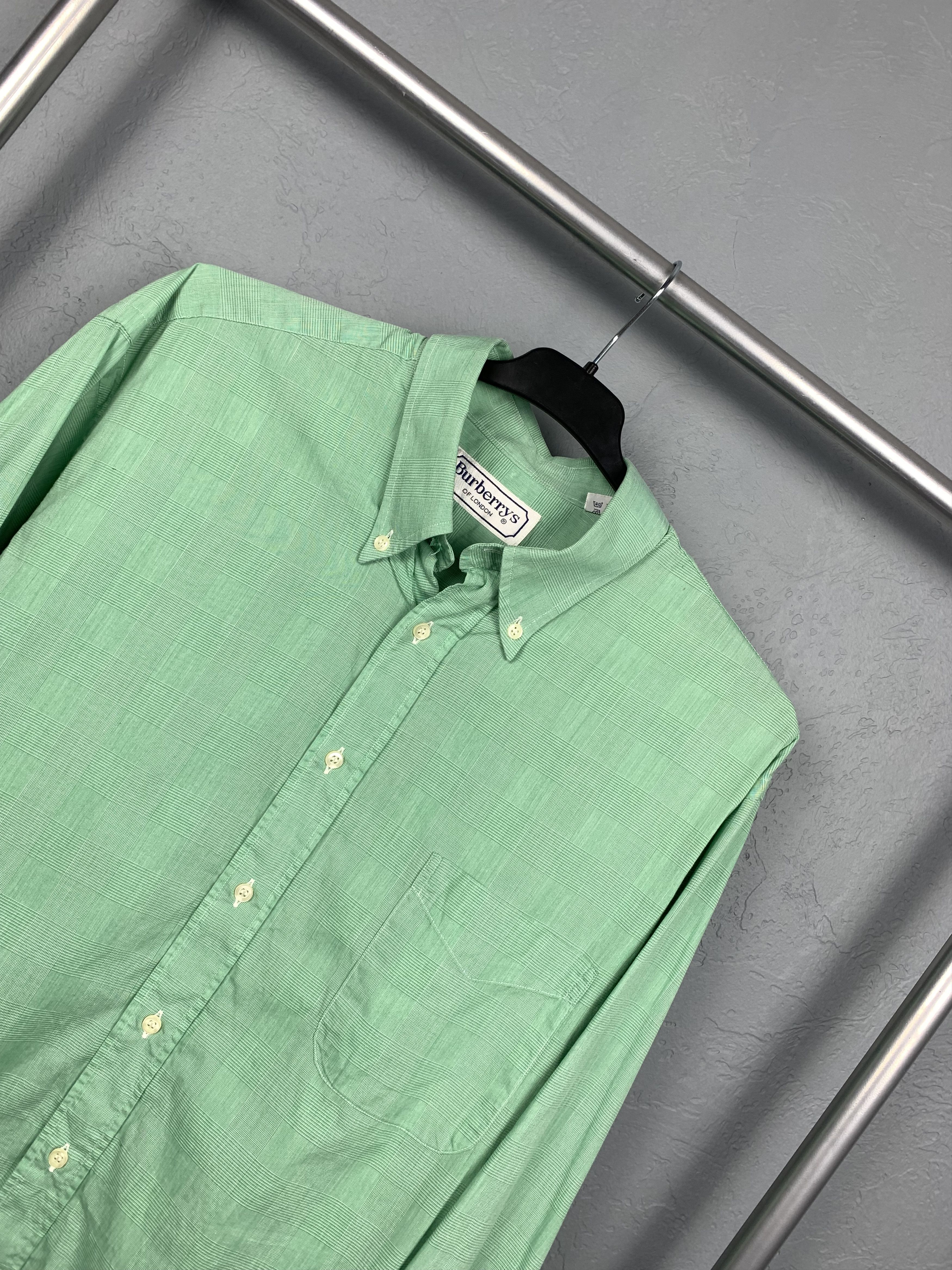 Burberry × Vintage Burberry Vintage 90s Shirt Size US L / EU 52-54 / 3 - 2 Thumbnail