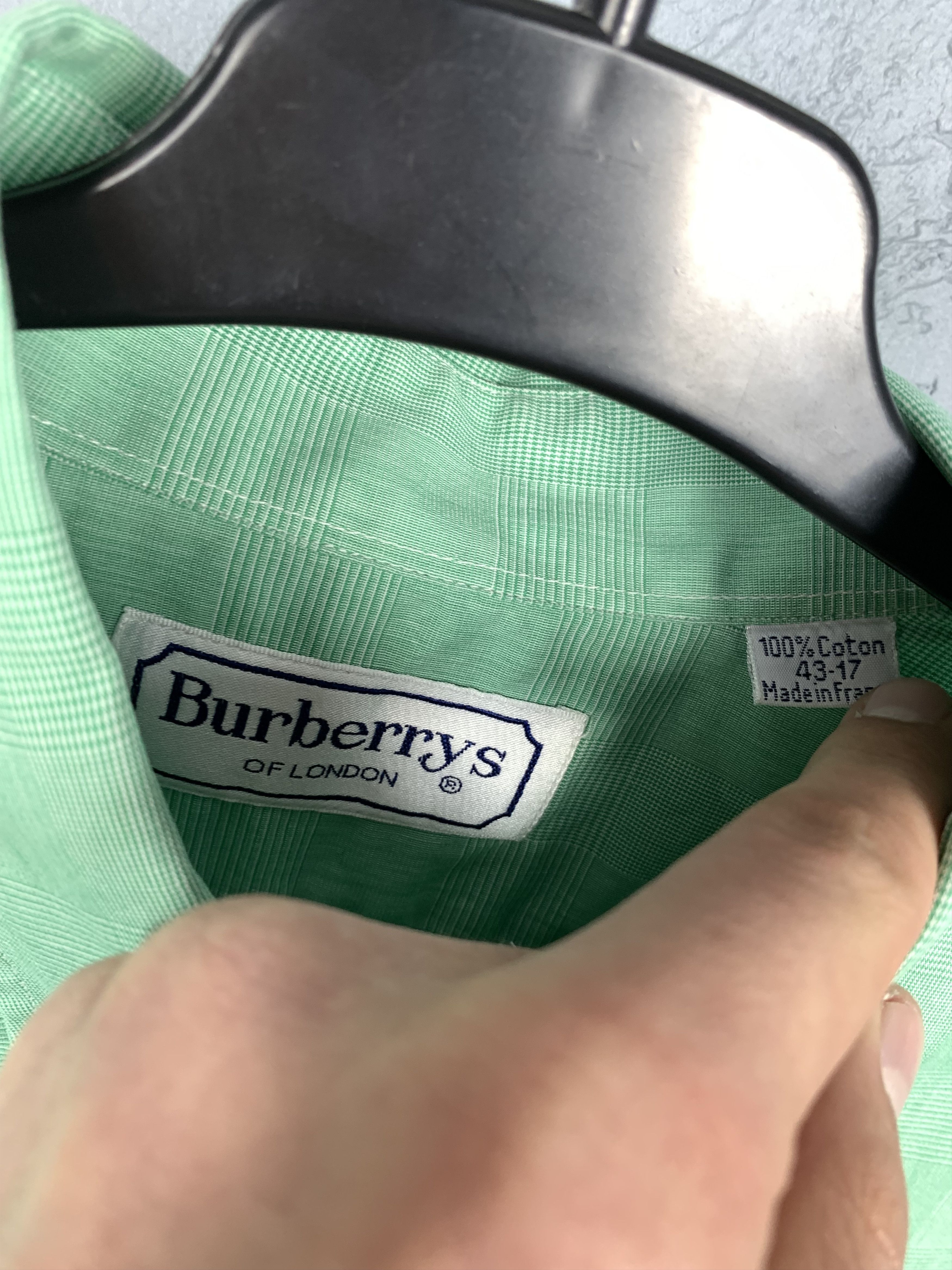 Burberry × Vintage Burberry Vintage 90s Shirt Size US L / EU 52-54 / 3 - 3 Thumbnail