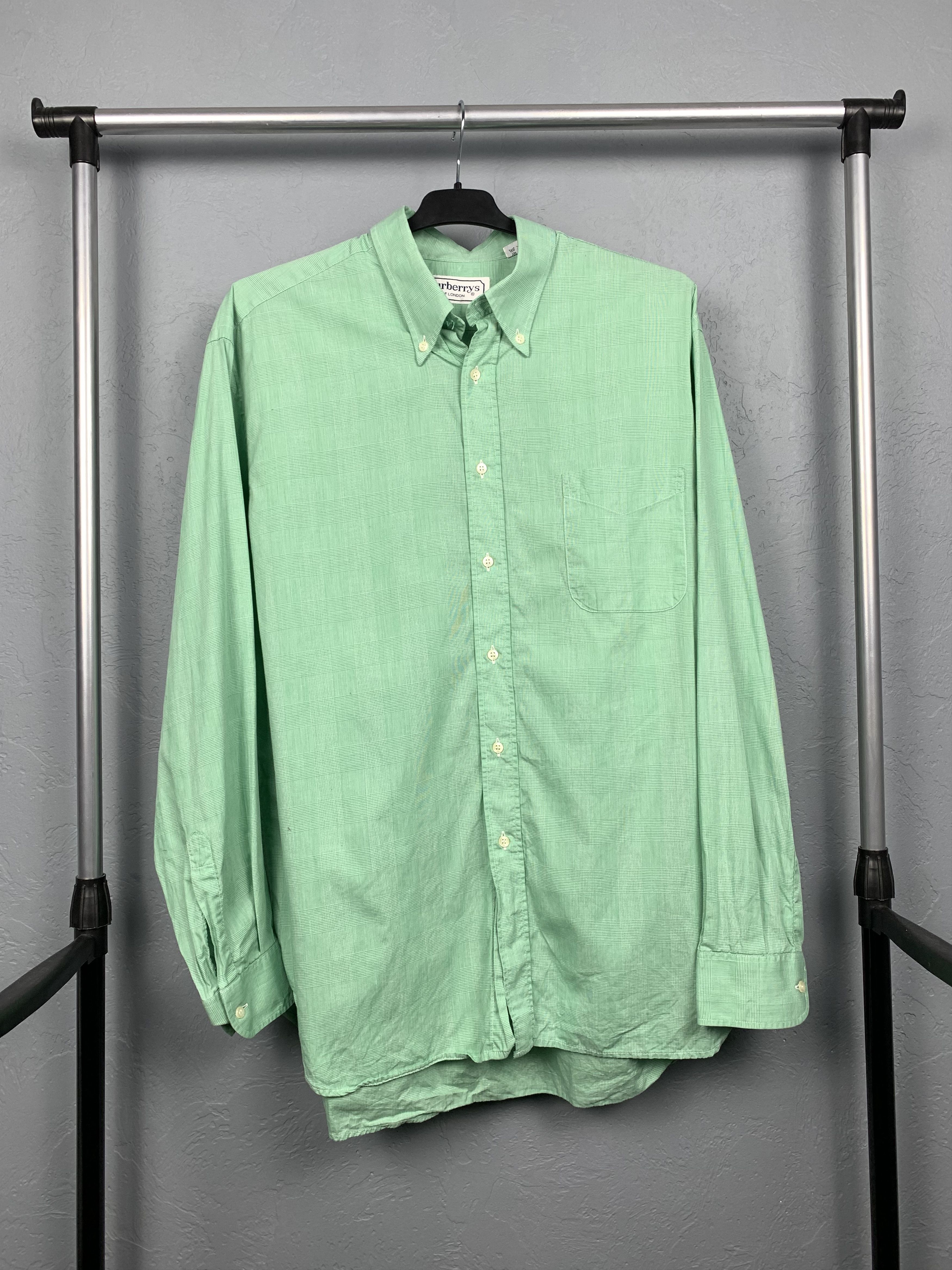 Burberry × Vintage Burberry Vintage 90s Shirt Size US L / EU 52-54 / 3 - 1 Thumbnail