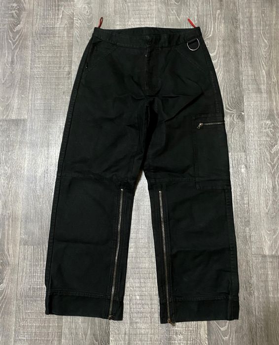 Prada Vintage Prada Multipocket Multizips Heavy Denim Dyed Jeans Size US 34 / EU 50 - 1 Preview