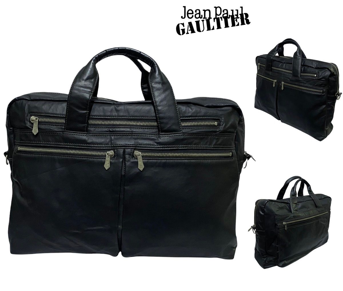 Pre-owned Jean Paul Gaultier X Vintage 90's Jean Paul Gaultier Tote Bag In Black