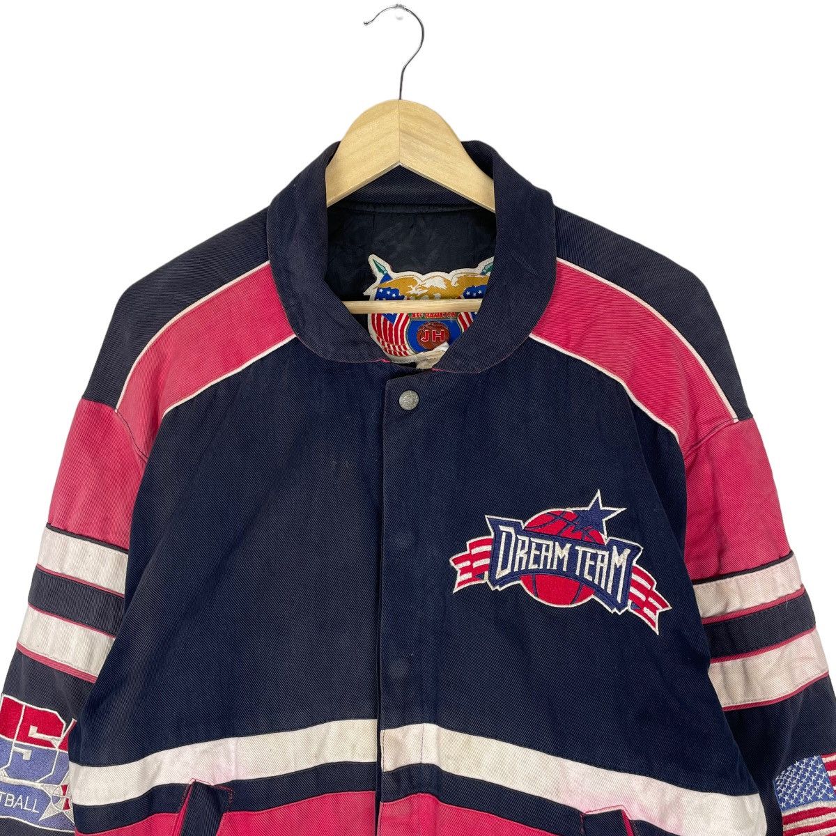 Jeff Hamilton 🔥JEFF HAMILTON USA DREAM TEAM VARSITY JACKET Size US L / EU 52-54 / 3 - 3 Thumbnail