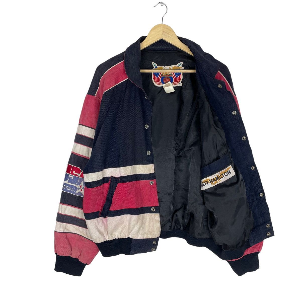 Jeff Hamilton 🔥JEFF HAMILTON USA DREAM TEAM VARSITY JACKET Size US L / EU 52-54 / 3 - 10 Thumbnail