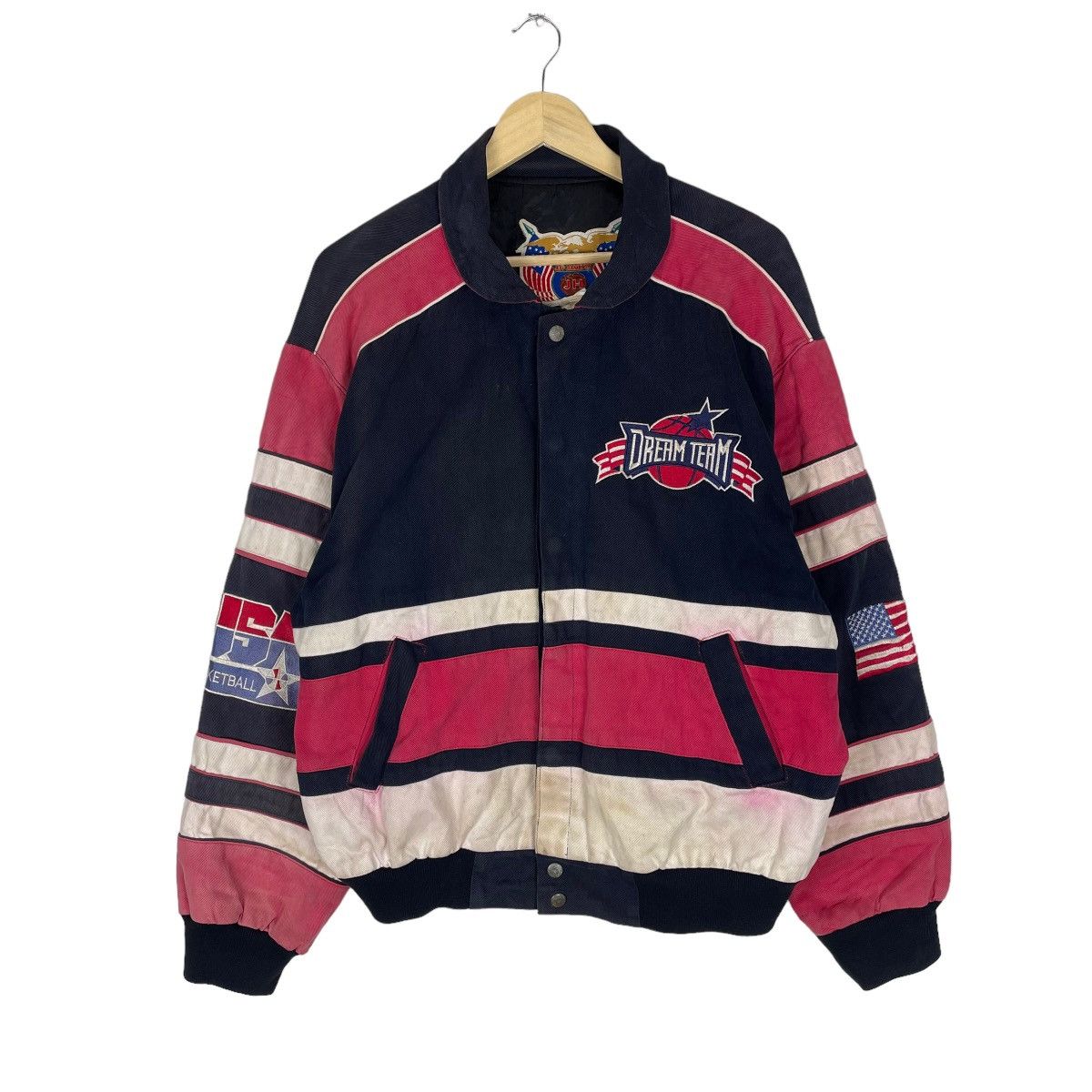 Jeff Hamilton 🔥JEFF HAMILTON USA DREAM TEAM VARSITY JACKET Size US L / EU 52-54 / 3 - 2 Thumbnail
