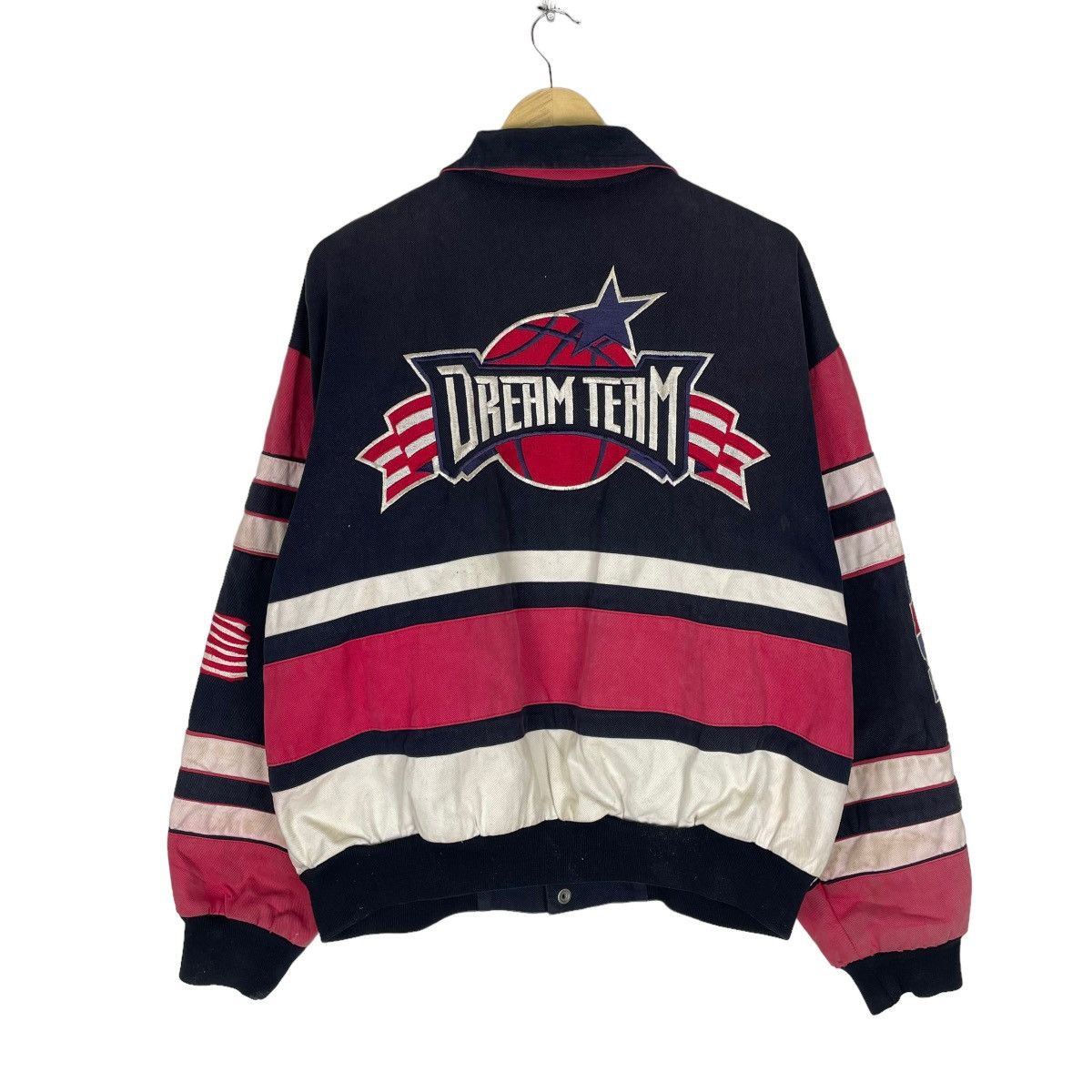 Jeff Hamilton 🔥JEFF HAMILTON USA DREAM TEAM VARSITY JACKET Size US L / EU 52-54 / 3 - 12 Thumbnail