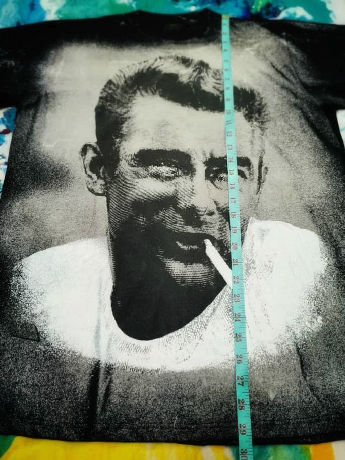 Vintage VINTAGE 90s JAMES DEAN American Movie All Over Print TShirt Size US L / EU 52-54 / 3 - 6 Thumbnail