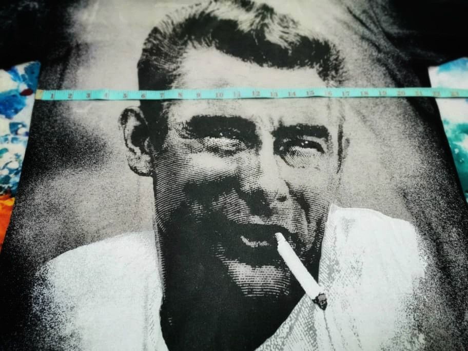 Vintage VINTAGE 90s JAMES DEAN American Movie All Over Print TShirt Size US L / EU 52-54 / 3 - 5 Thumbnail