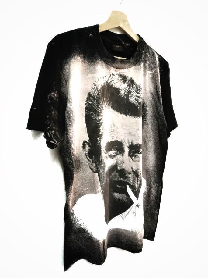Vintage VINTAGE 90s JAMES DEAN American Movie All Over Print TShirt Size US L / EU 52-54 / 3 - 3 Thumbnail