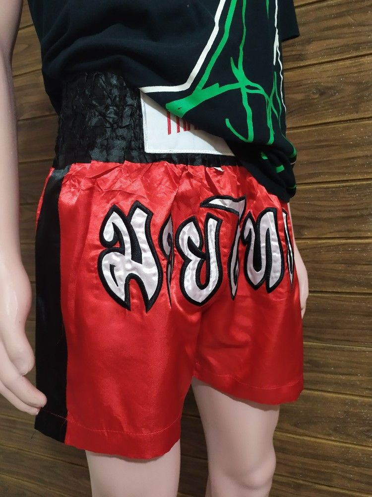 Other 🔥Muay Thai Boxing Short Pants Streetwear Core Fashion Size US 31 - 2 Thumbnail