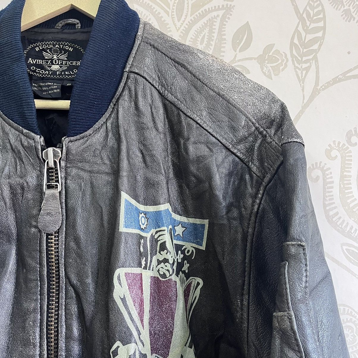 Avirex × Freewheelers Vintage Avirex Freewheelers Goat Skin Leather Jacket Size US M / EU 48-50 / 2 - 8 Thumbnail