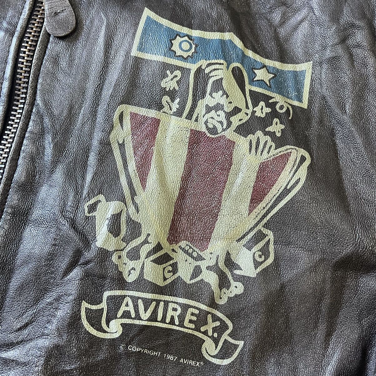 Avirex × Freewheelers Vintage Avirex Freewheelers Goat Skin Leather Jacket Size US M / EU 48-50 / 2 - 4 Thumbnail