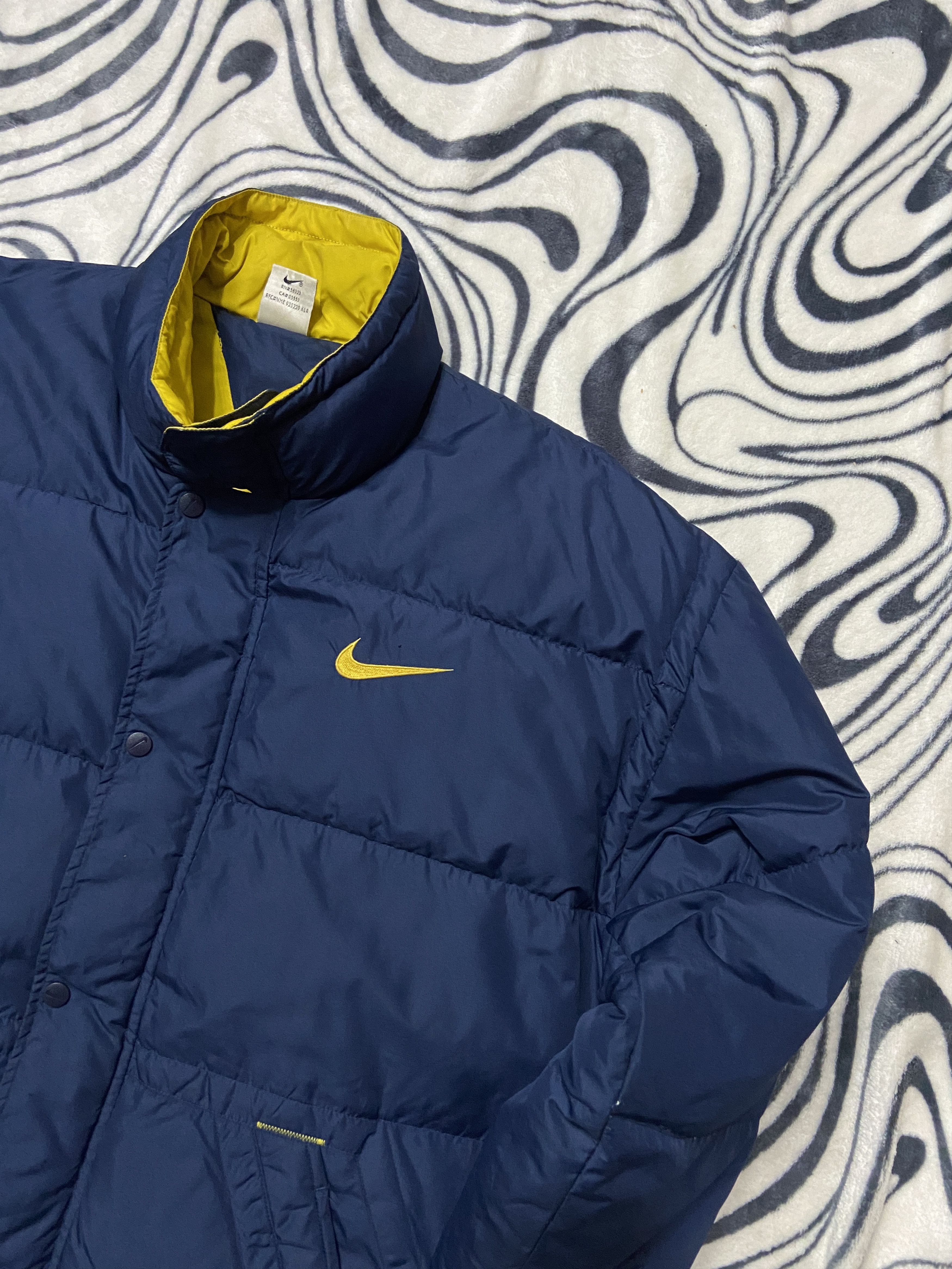 Nike Nike Vintage Mens Down Puffer Jacket Size US M / EU 48-50 / 2 - 2 Thumbnail