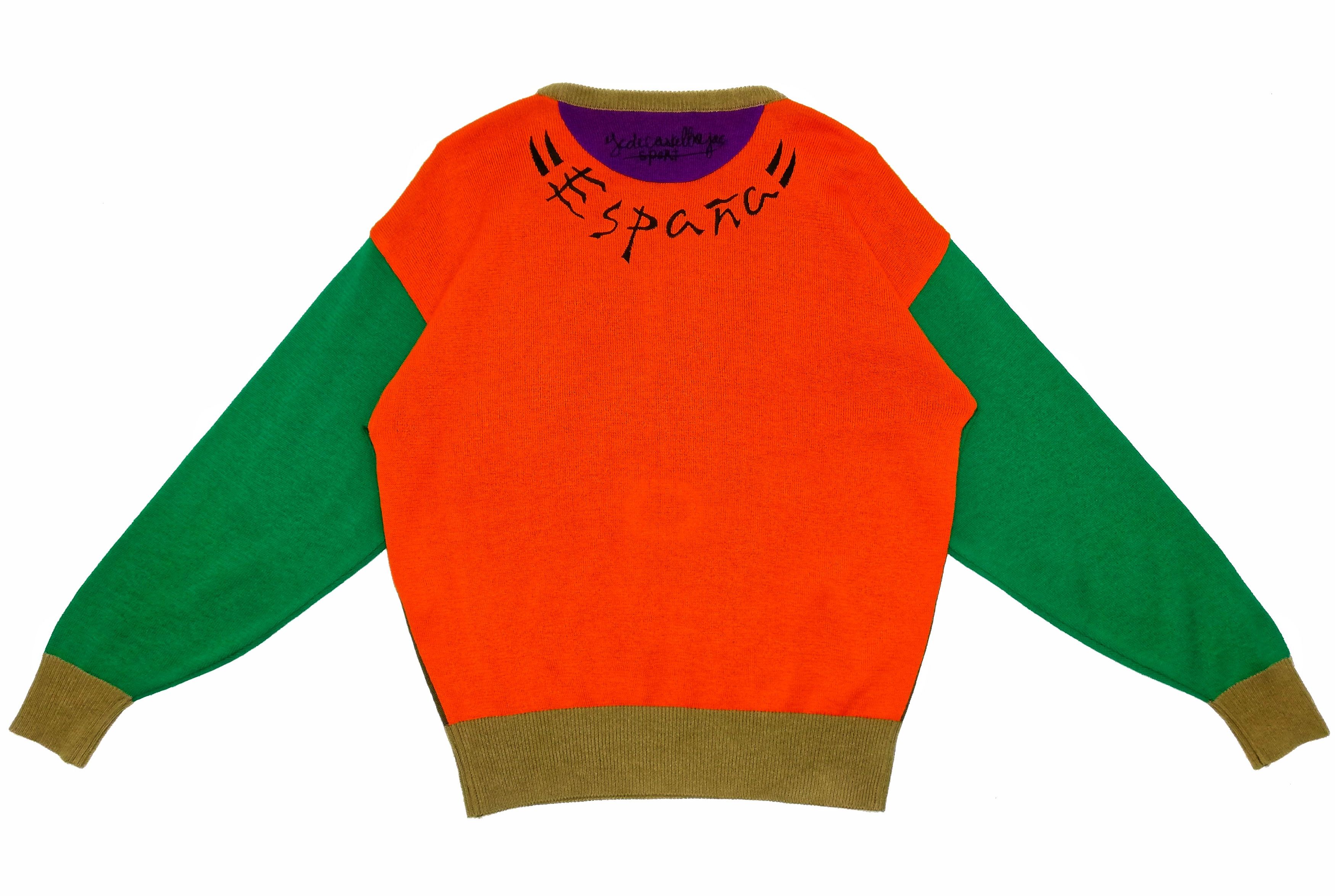 Jean Charles De Castelbajac 🔥DOPE JCDC Multi color Knit Sweatshirts Cotton / Polyester Size US S / EU 44-46 / 1 - 11 Thumbnail
