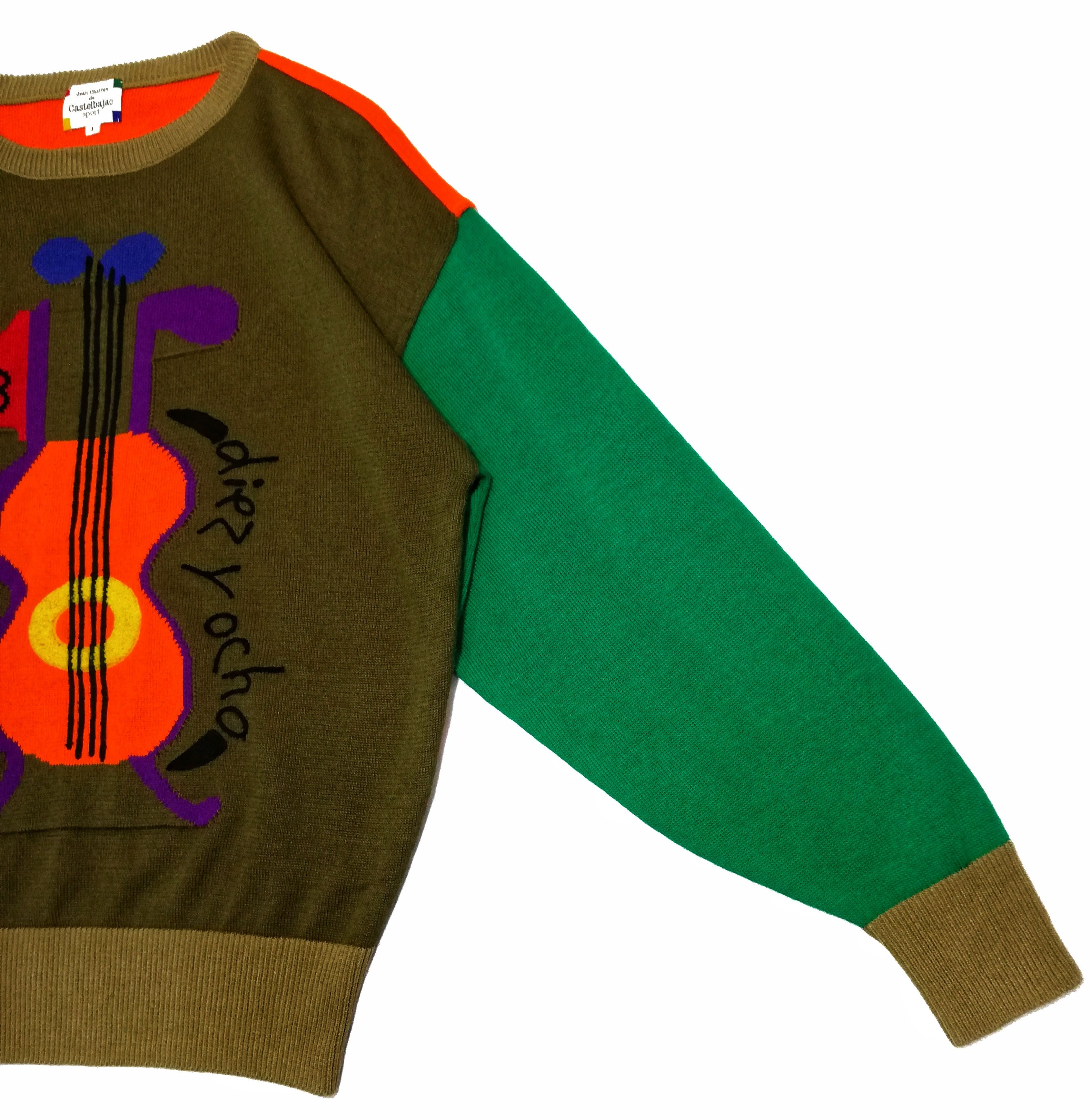 Jean Charles De Castelbajac 🔥DOPE JCDC Multi color Knit Sweatshirts Cotton / Polyester Size US S / EU 44-46 / 1 - 4 Thumbnail