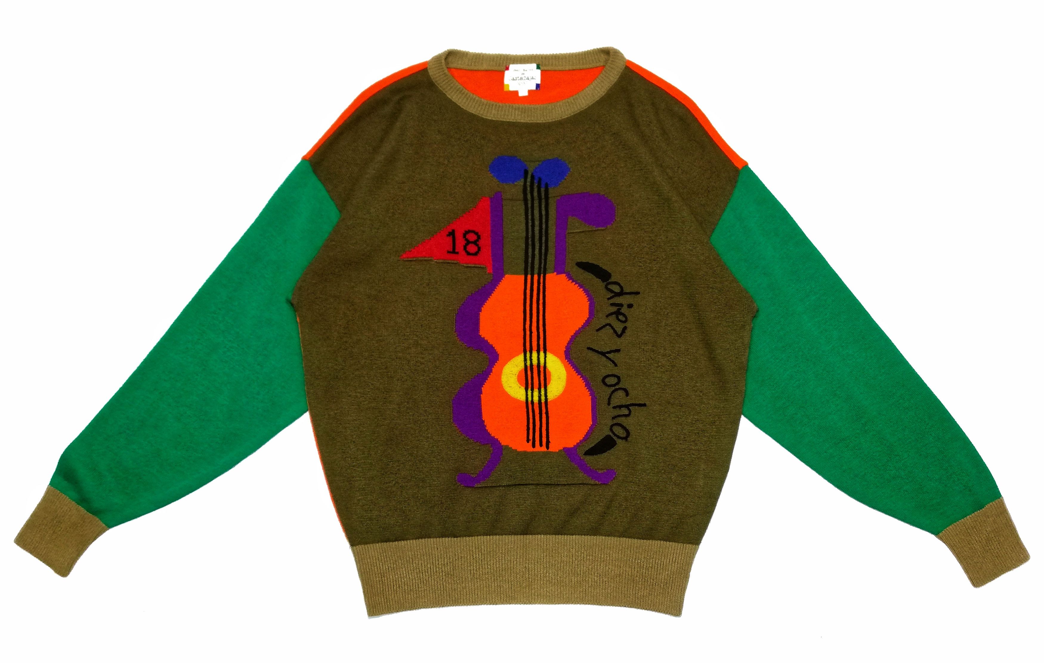 Jean Charles De Castelbajac 🔥DOPE JCDC Multi color Knit Sweatshirts Cotton / Polyester Size US S / EU 44-46 / 1 - 1 Thumbnail