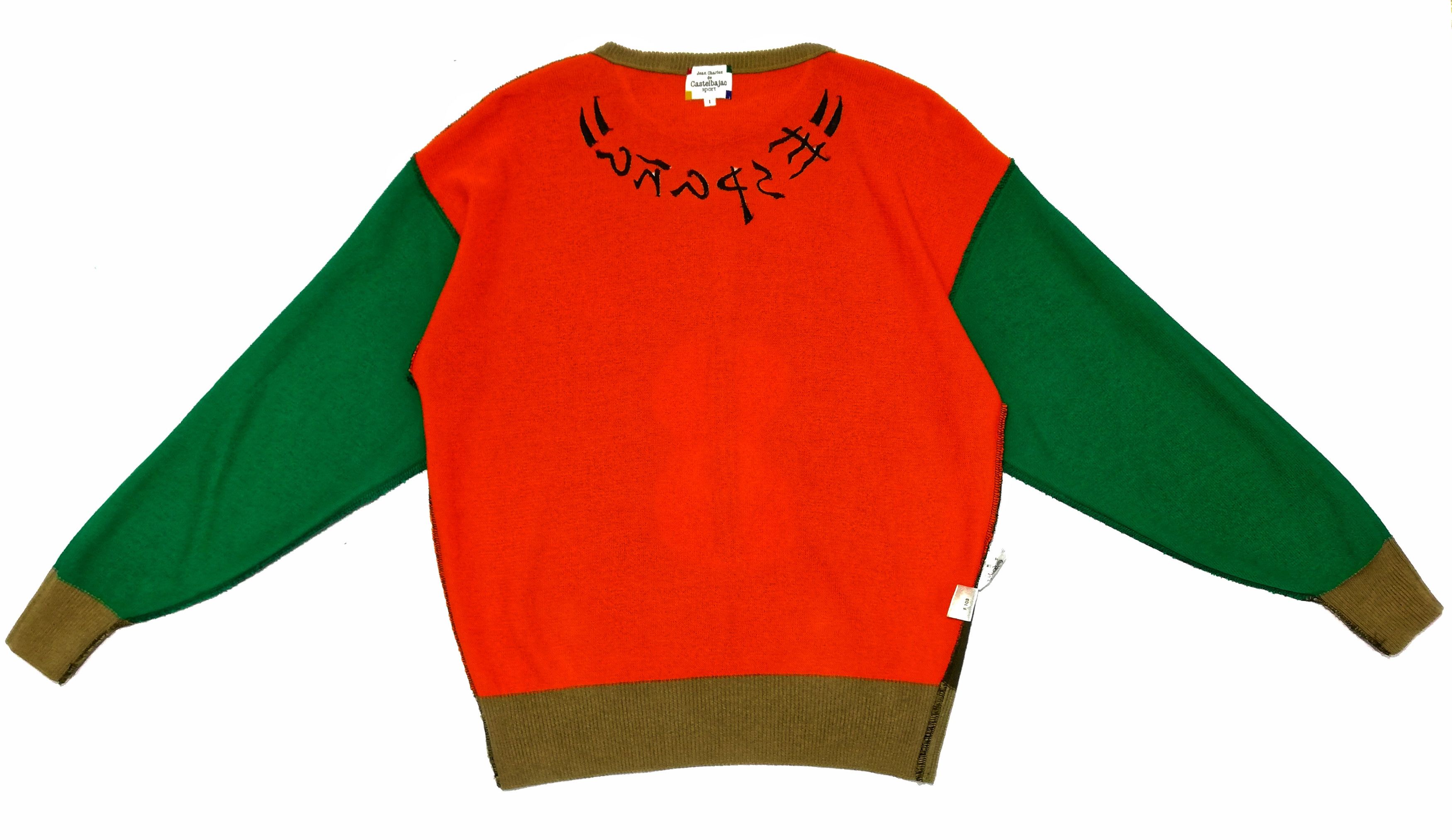 Jean Charles De Castelbajac 🔥DOPE JCDC Multi color Knit Sweatshirts Cotton / Polyester Size US S / EU 44-46 / 1 - 15 Thumbnail