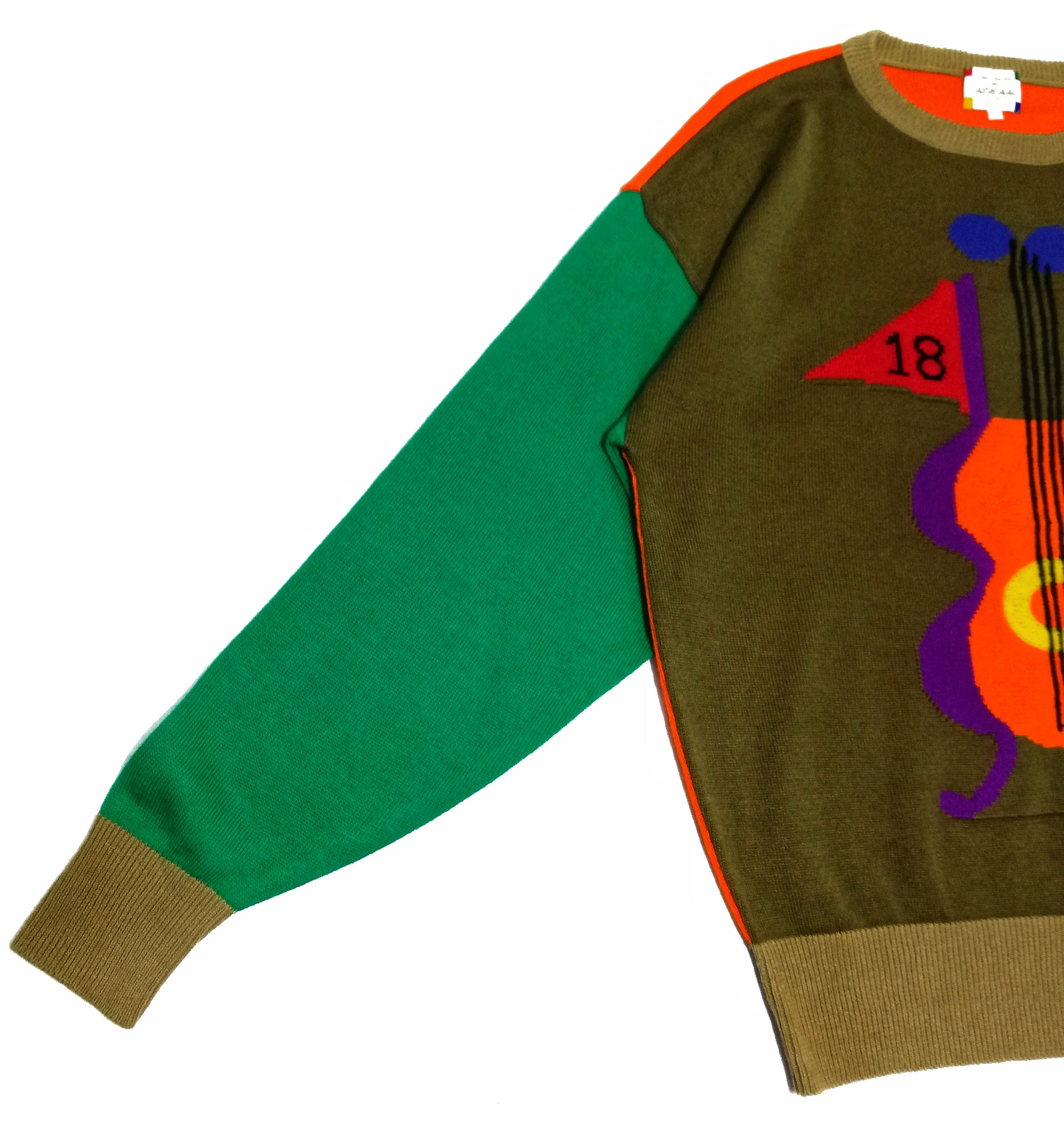 Jean Charles De Castelbajac 🔥DOPE JCDC Multi color Knit Sweatshirts Cotton / Polyester Size US S / EU 44-46 / 1 - 3 Thumbnail