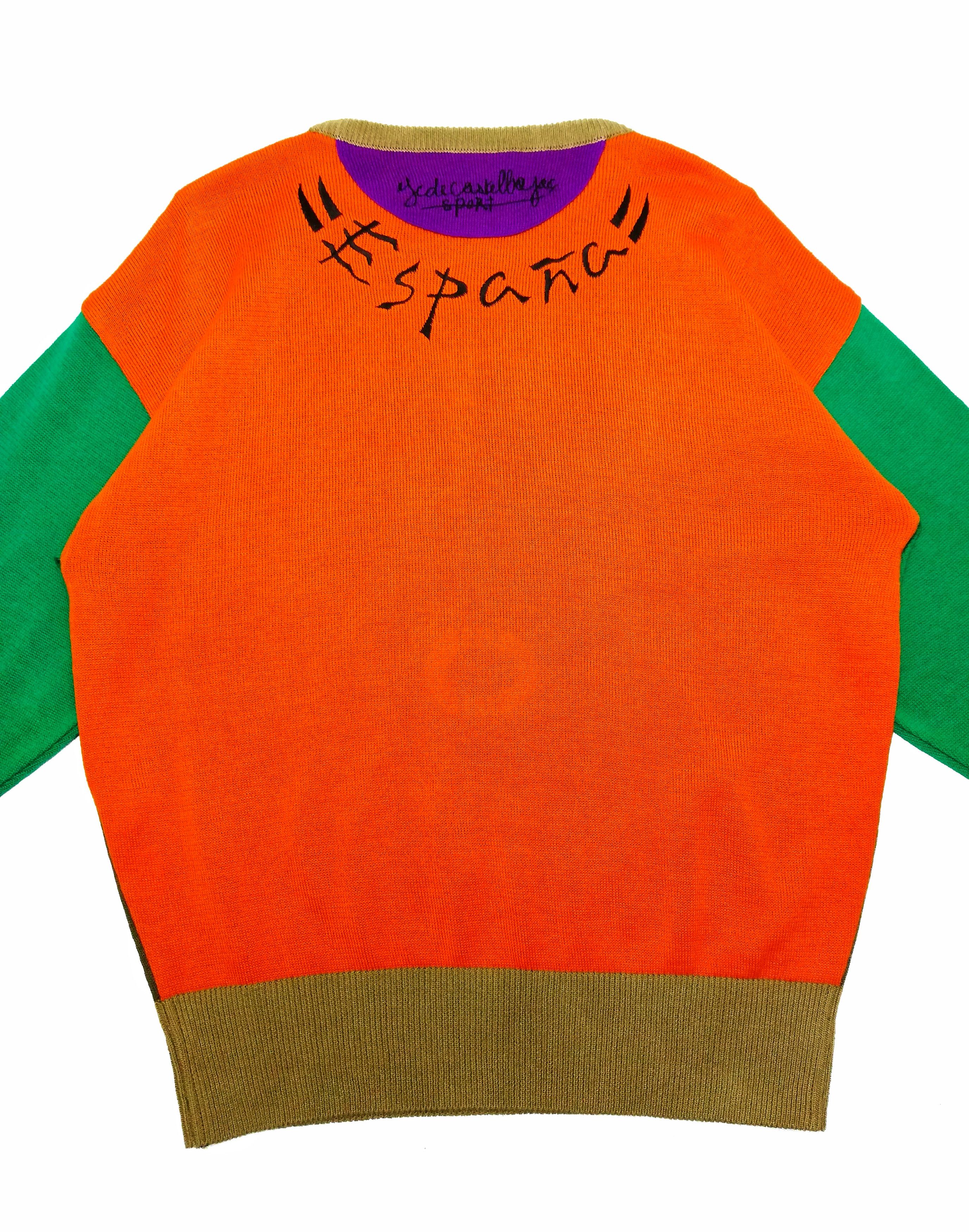 Jean Charles De Castelbajac 🔥DOPE JCDC Multi color Knit Sweatshirts Cotton / Polyester Size US S / EU 44-46 / 1 - 13 Thumbnail