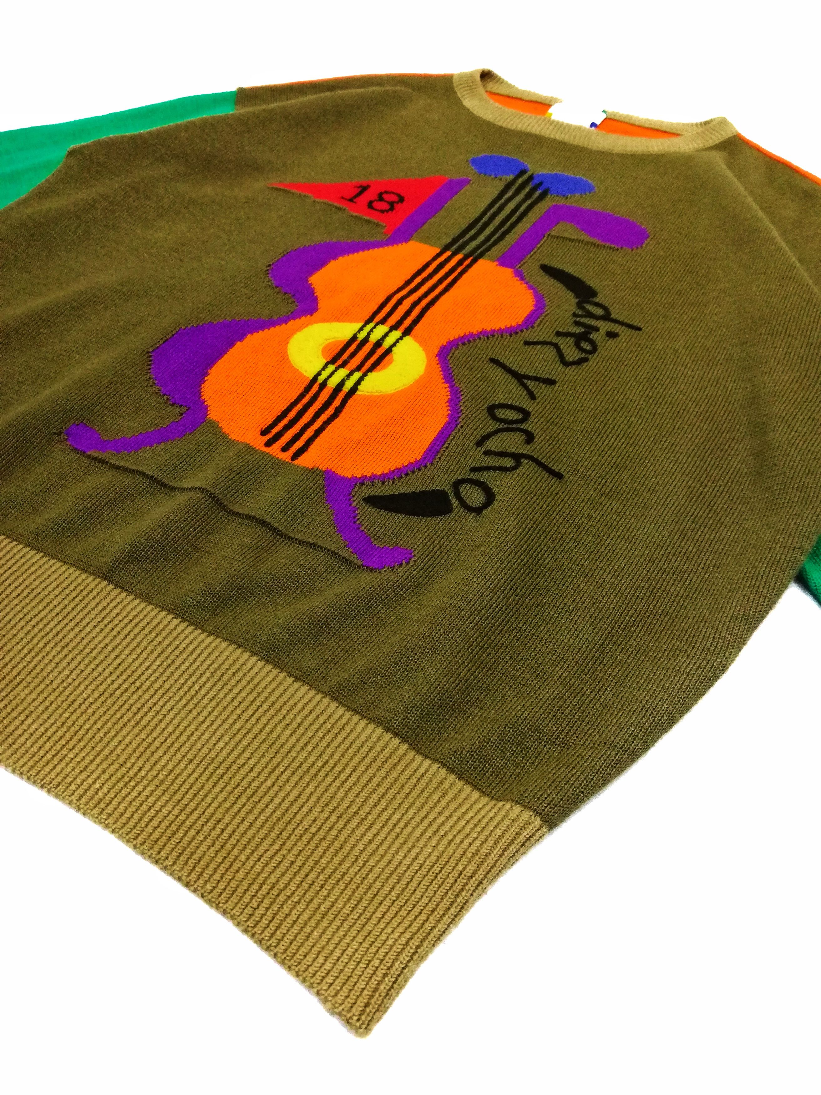 Jean Charles De Castelbajac 🔥DOPE JCDC Multi color Knit Sweatshirts Cotton / Polyester Size US S / EU 44-46 / 1 - 6 Thumbnail