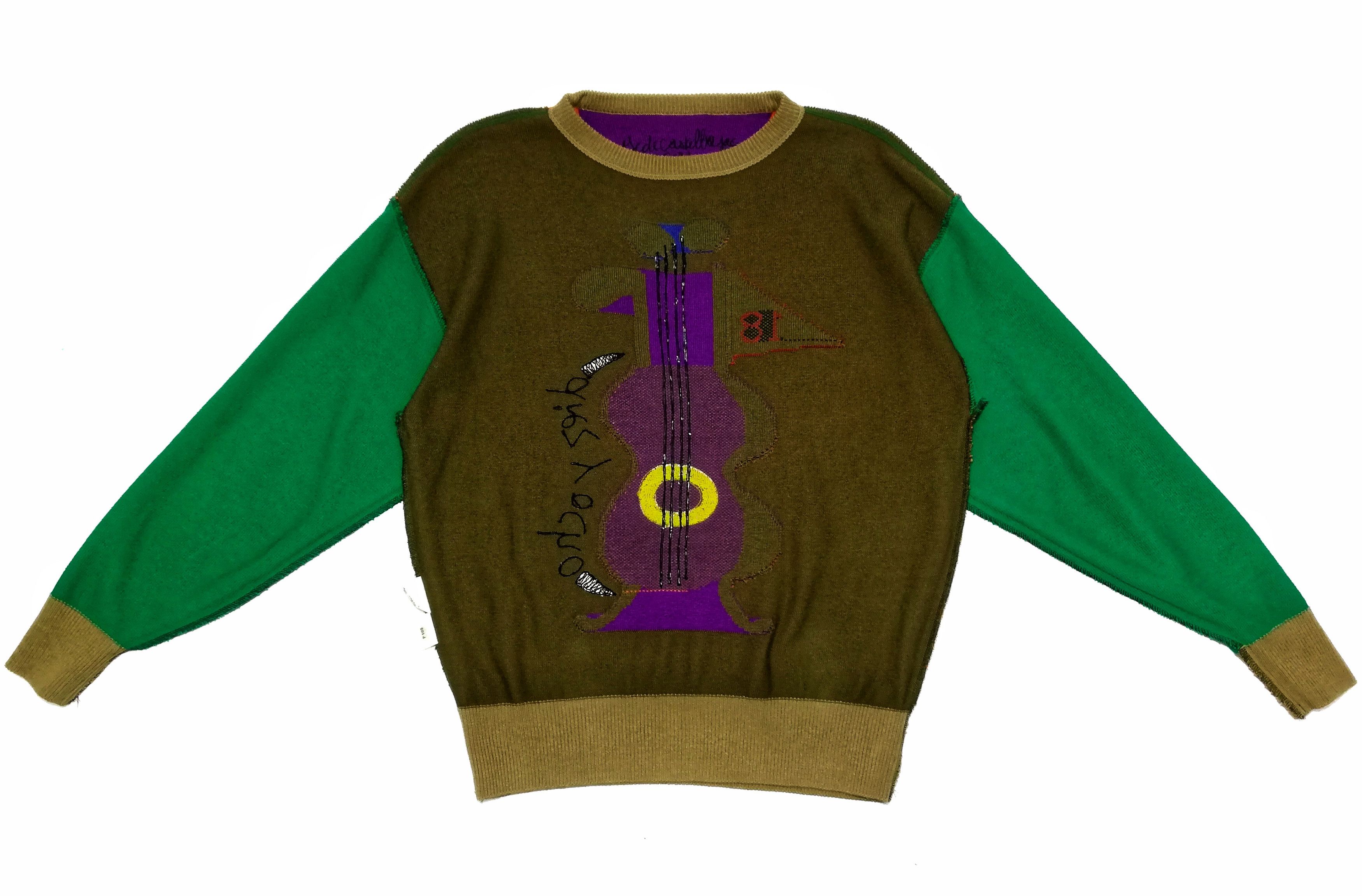 Jean Charles De Castelbajac 🔥DOPE JCDC Multi color Knit Sweatshirts Cotton / Polyester Size US S / EU 44-46 / 1 - 14 Thumbnail