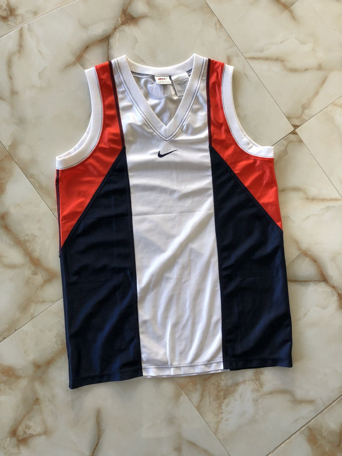 Nike × Vintage 90s Vintage Nike Center Swoosh Jersey Size US M / EU 48-50 / 2 - 2 Thumbnail