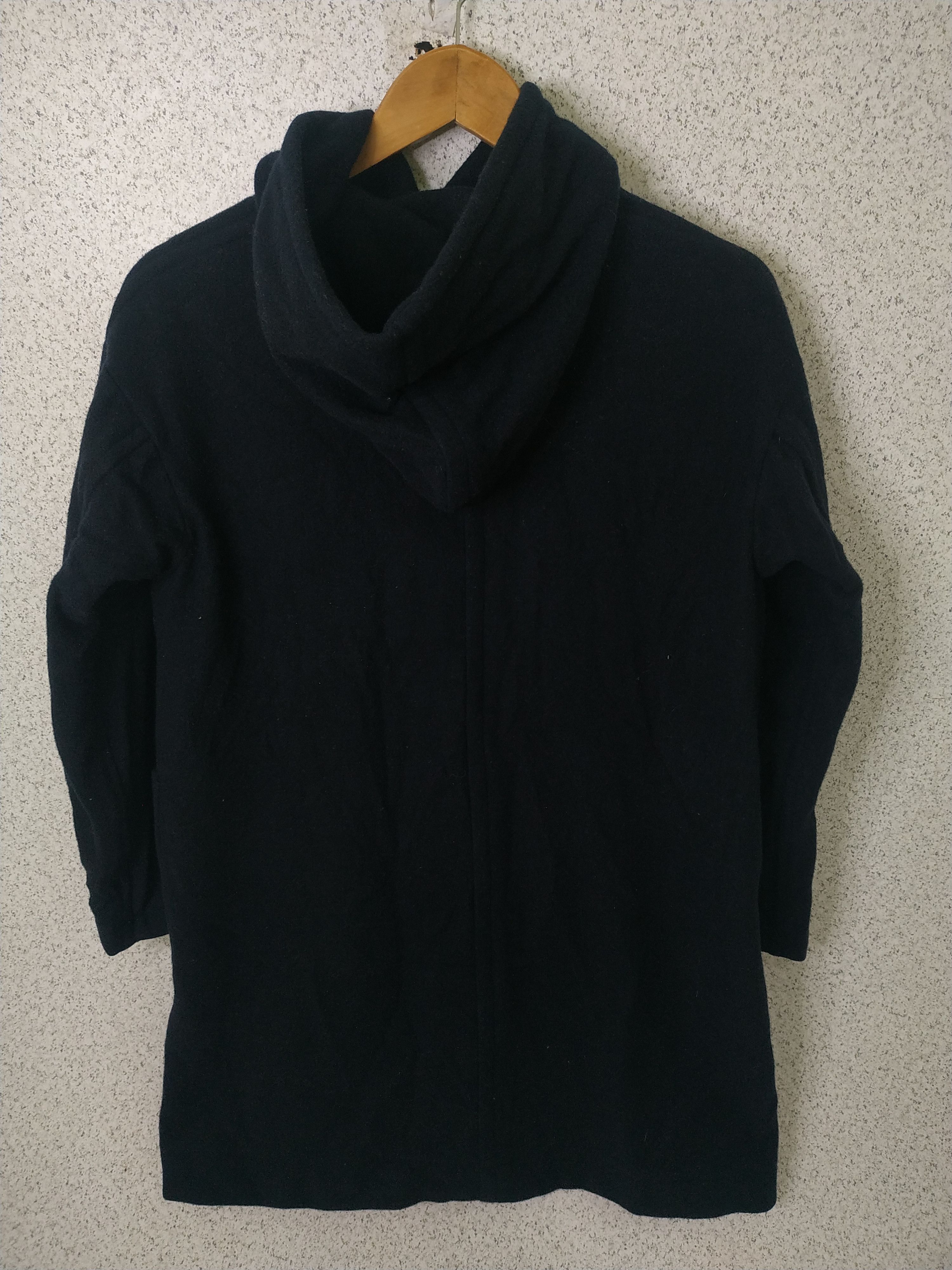 Japanese Brand Nico,Nicholson&Nicholson Wool Toppe Coat Cape Made in Japan Size XS / US 0-2 / IT 36-38 - 3 Thumbnail