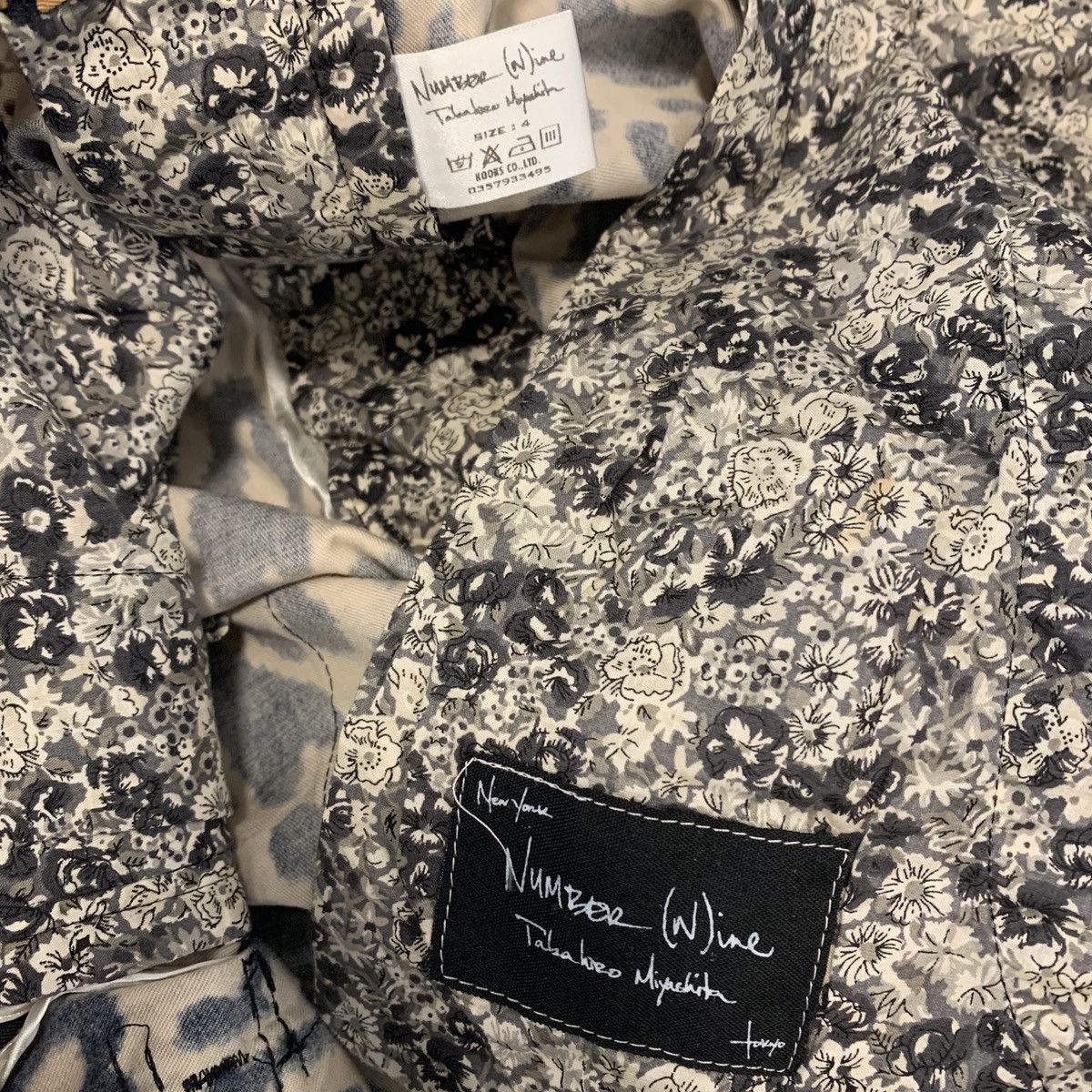 Number (N)ine Number (N)ine 2003SS/AW Crying Heart Leopard Cargo Pants Size US 31 - 4 Thumbnail