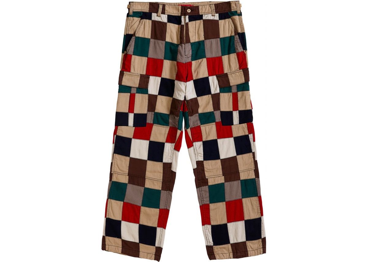 Supreme RARE 🔥 SS19 Supreme Patchwork Multicolour Cargo Pant