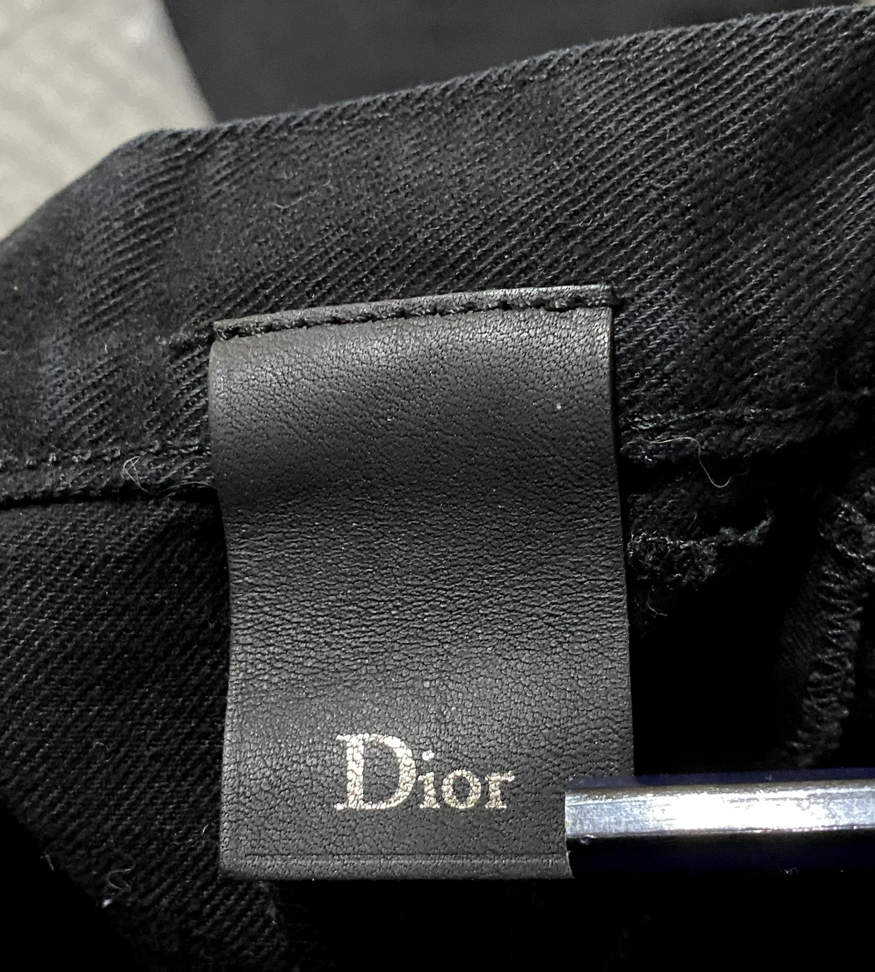 Dior Christian Dior Homme Strip Stitched Distressed Jeans Denim Size US 33 - 5 Thumbnail