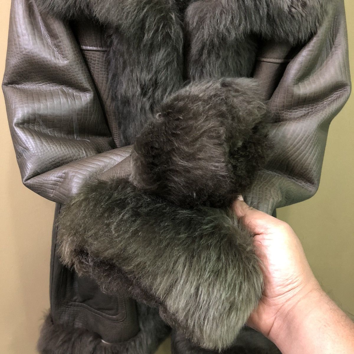 Genuine Leather Vintage Fur Leather Jacket Size US S / EU 44-46 / 1 - 4 Thumbnail