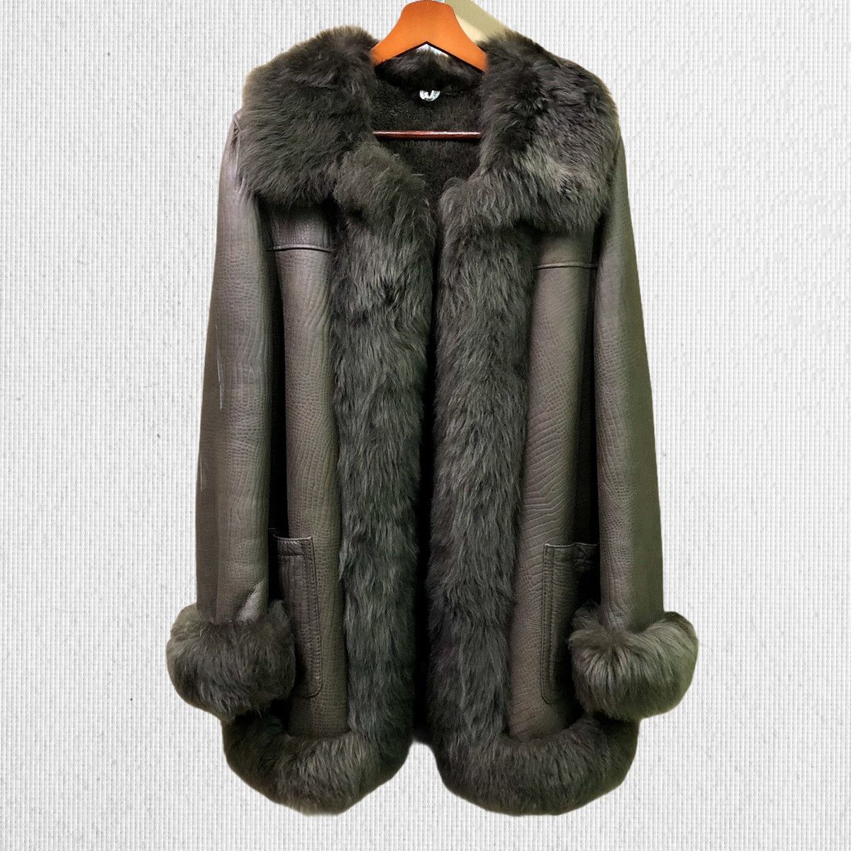 Genuine Leather Vintage Fur Leather Jacket Size US S / EU 44-46 / 1 - 1 Thumbnail