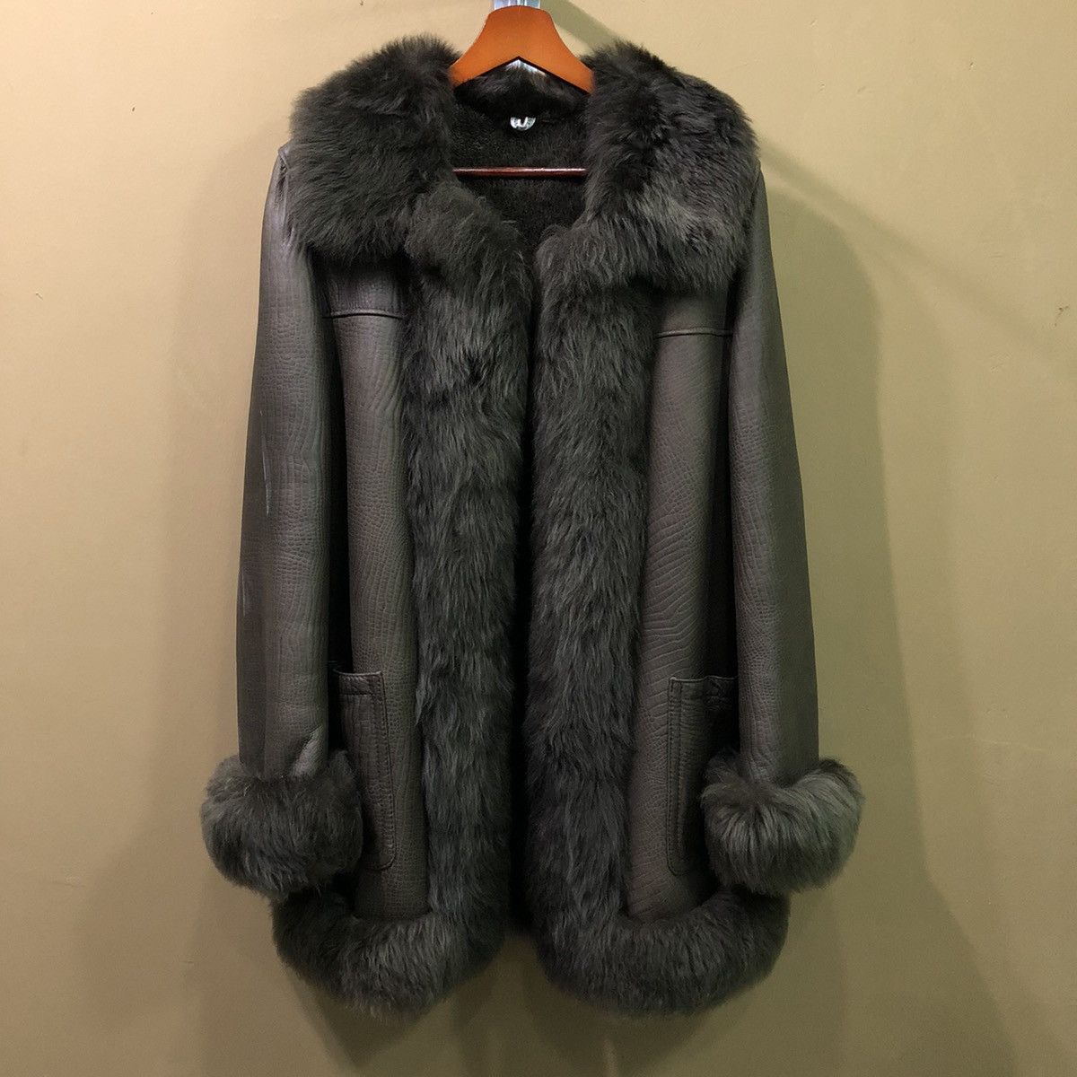 Genuine Leather Vintage Fur Leather Jacket Size US S / EU 44-46 / 1 - 9 Thumbnail