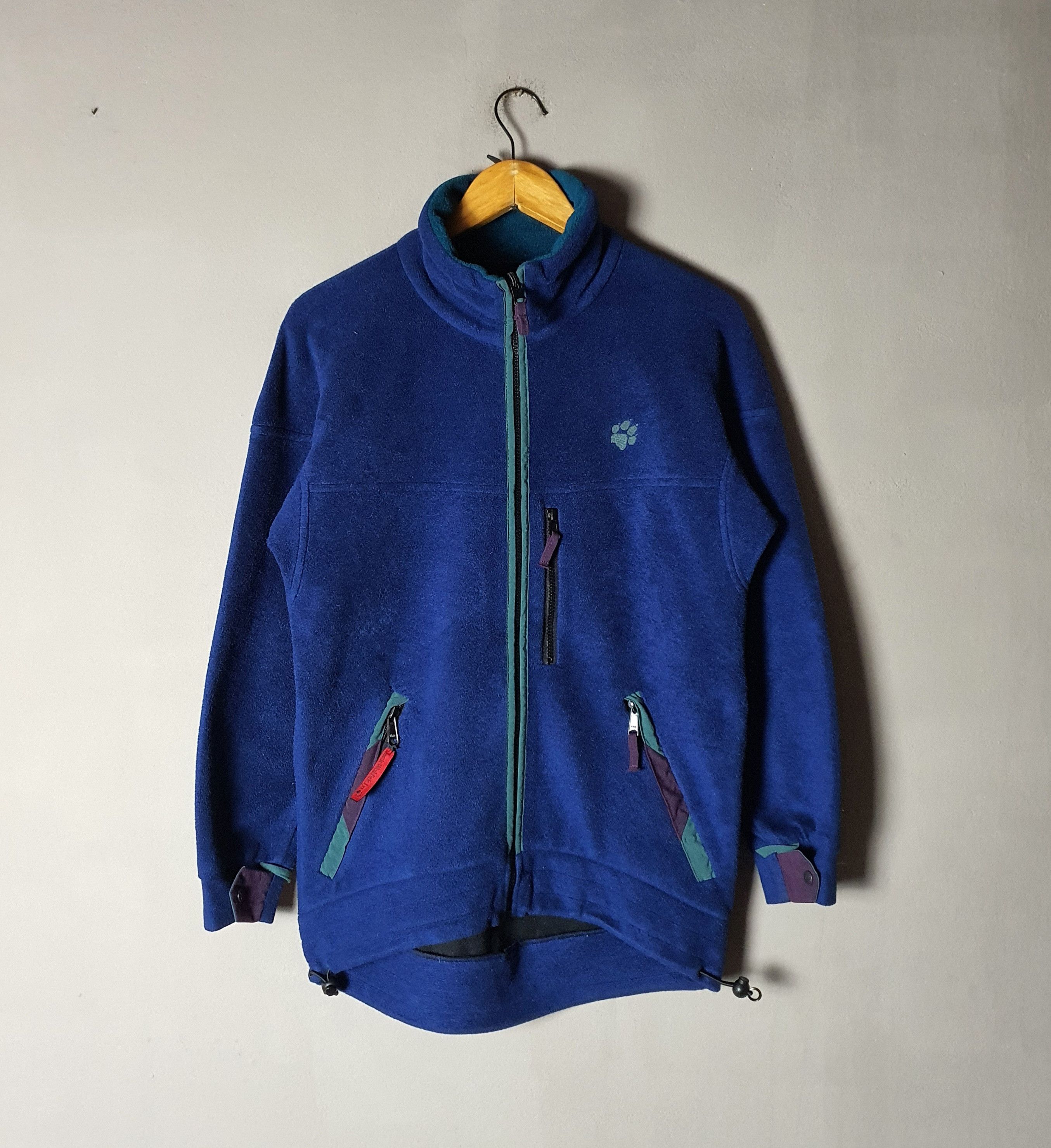90s Jack Wolfskin Polar System Polartec Fleece Sweater S-M
