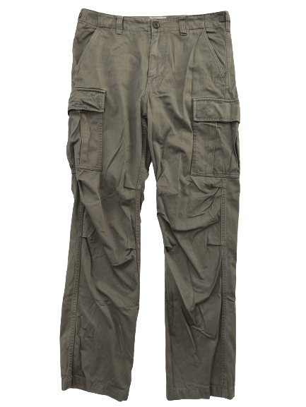 image of Multi Pocket Military Avirex Cargo Pants in Army Green, Men's (Size 33)