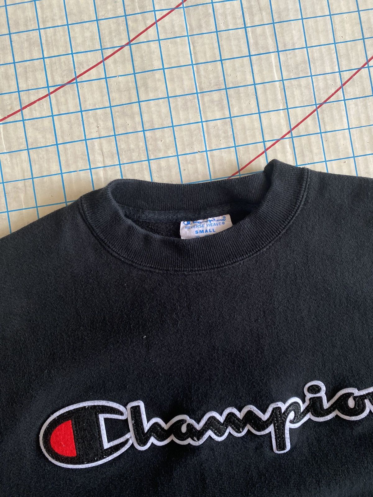 Champion Champion Reverse Weave Big Spell Out Crew Sweater Small Size US S / EU 44-46 / 1 - 5 Thumbnail