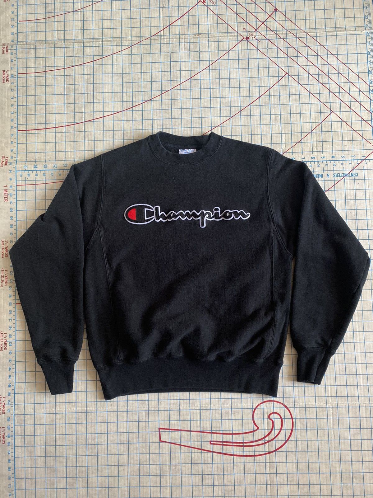 Champion Champion Reverse Weave Big Spell Out Crew Sweater Small Size US S / EU 44-46 / 1 - 2 Thumbnail
